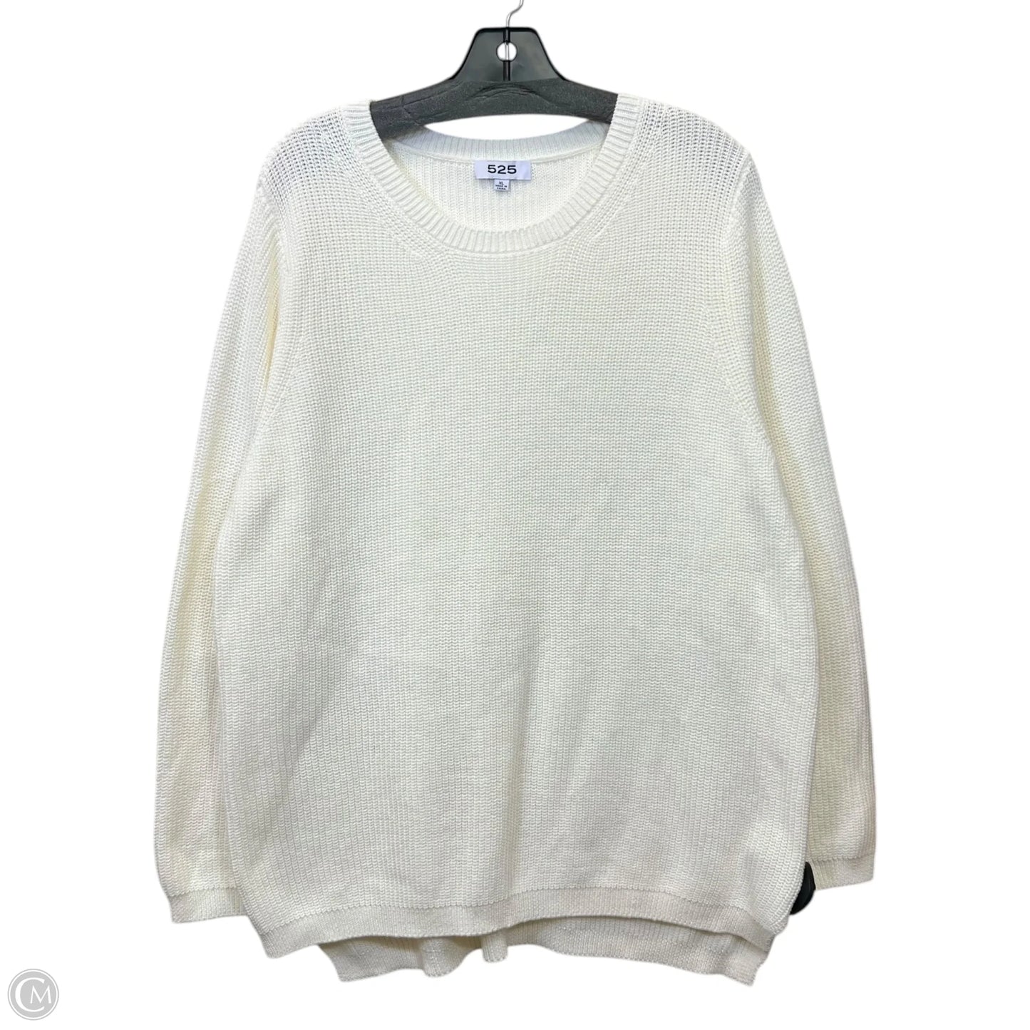 Sweater By 525 In Cream, Size: Xl
