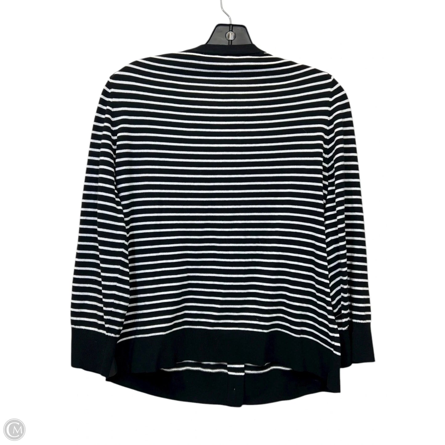 Cardigan By Loft In Black & White, Size: L