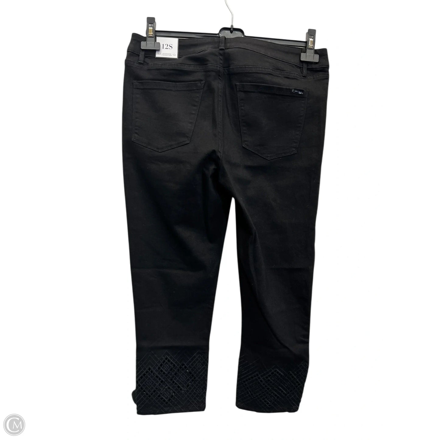 Jeans Straight By White House Black Market In Black Denim, Size: 12