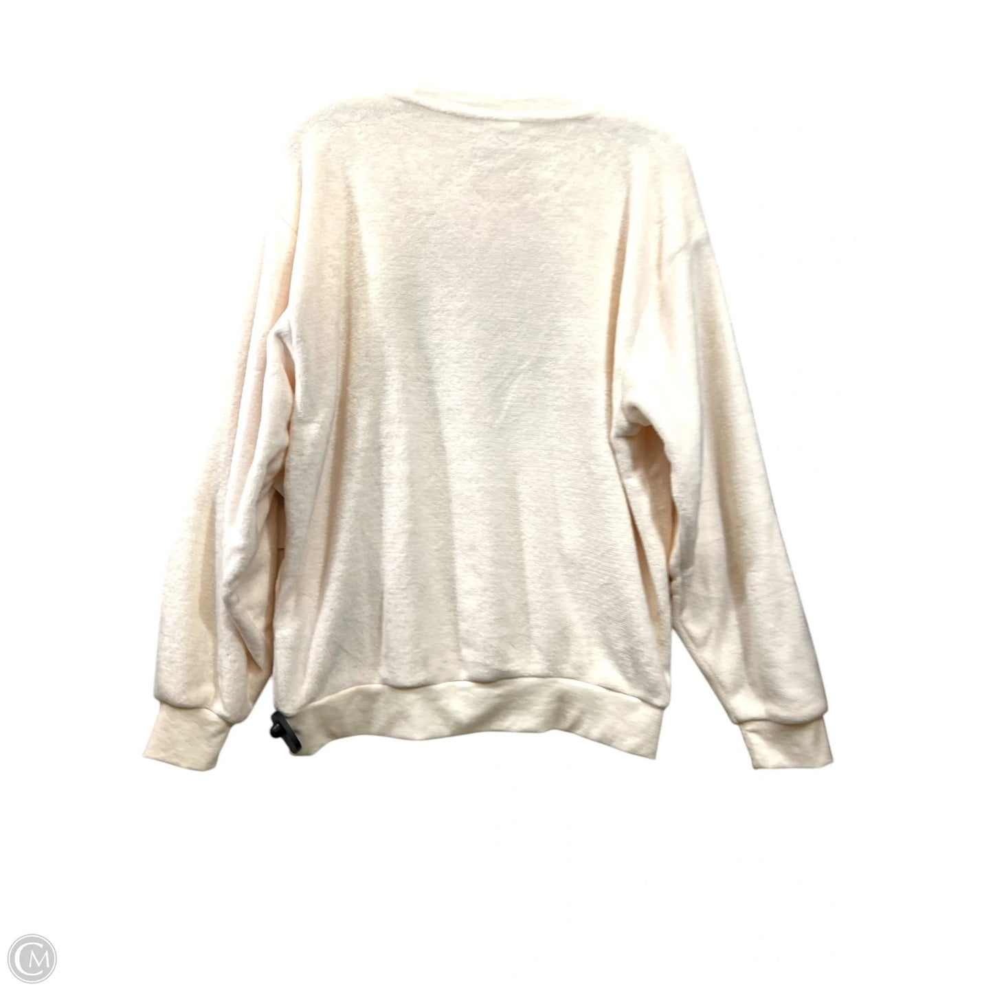 Sweatshirt Crewneck By Hello Kitty In Cream, Size: L