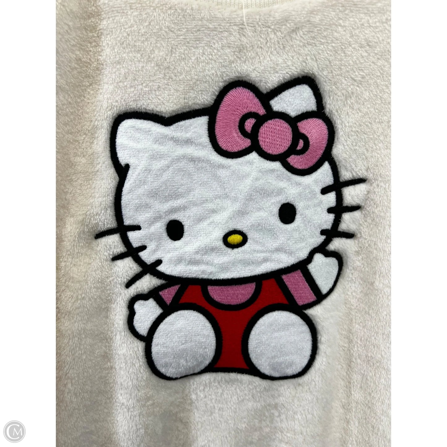 Sweatshirt Crewneck By Hello Kitty In Cream, Size: L