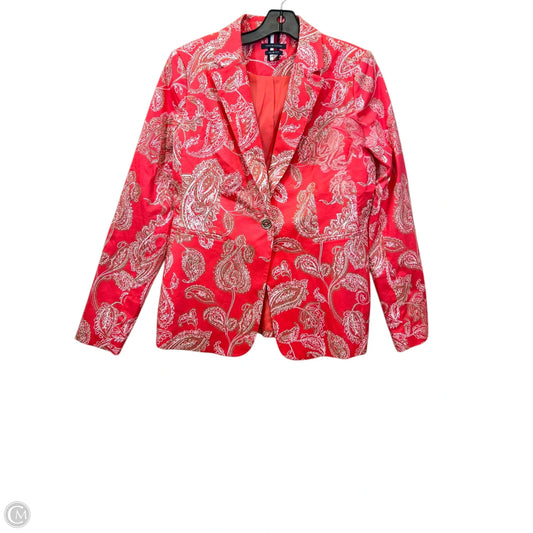 Blazer By Tommy Hilfiger In Paisley Print, Size: M