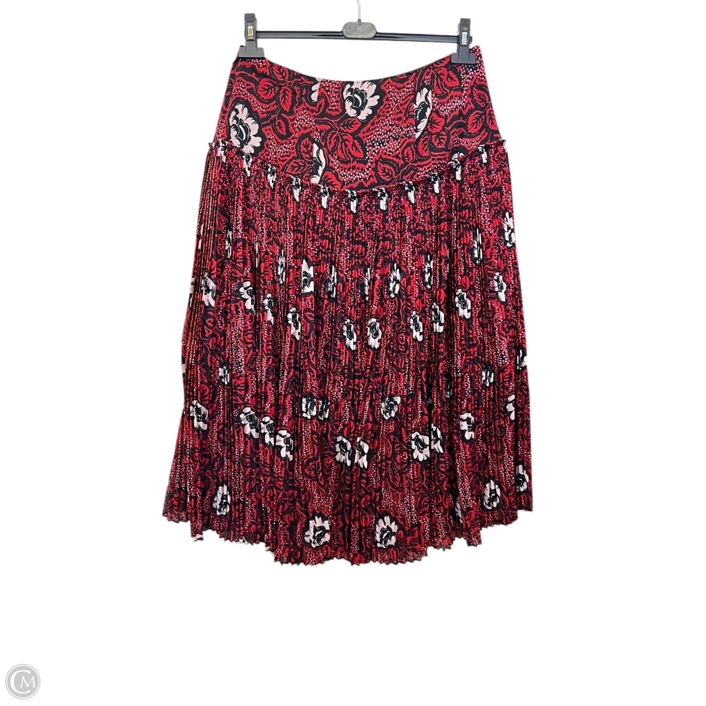 Skirt Designer By Ted Baker In Black & Red, Size: 10