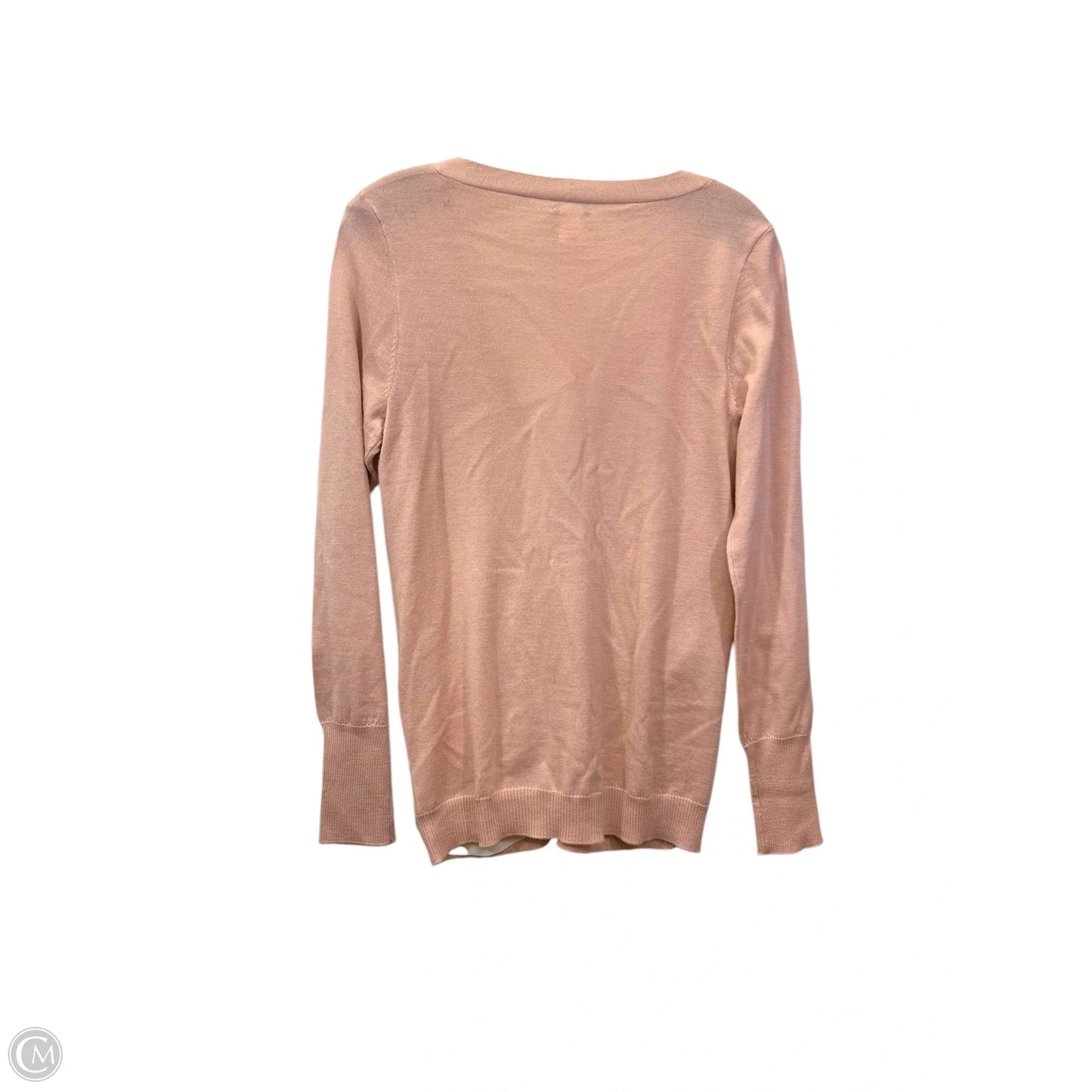 Sweater Cardigan By J. Crew In Peach, Size: M