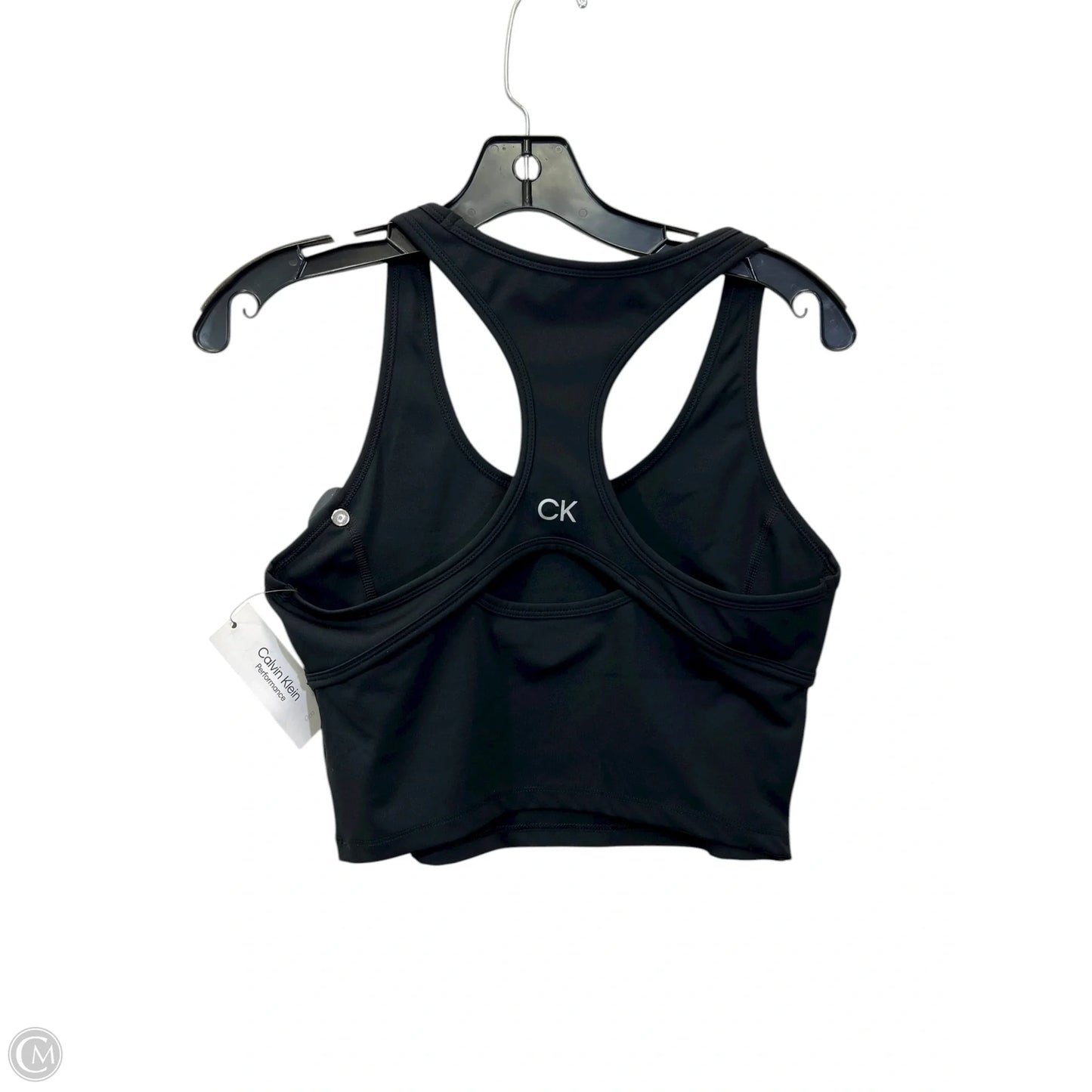 Athletic Bra By Calvin Klein Performance In Black, Size: M