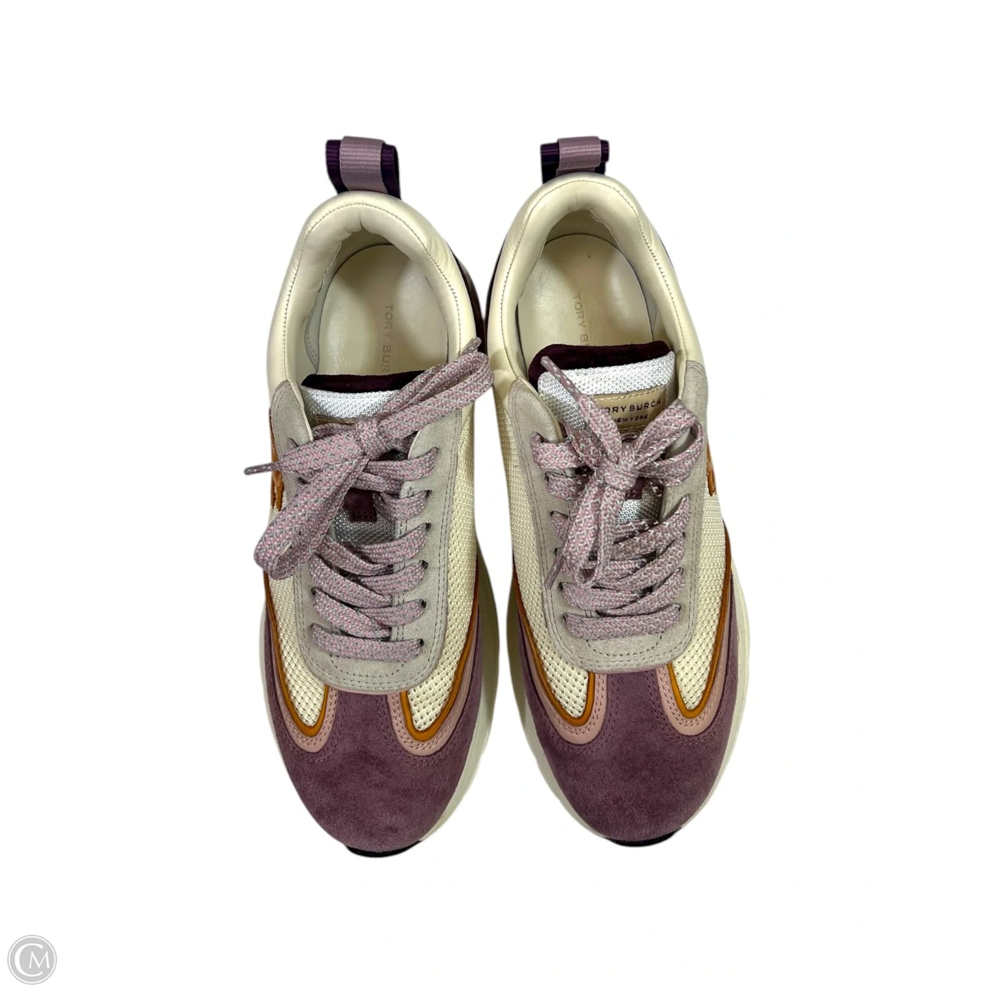 Shoes Designer By Tory Burch In Pink & Tan, Size: 8.5