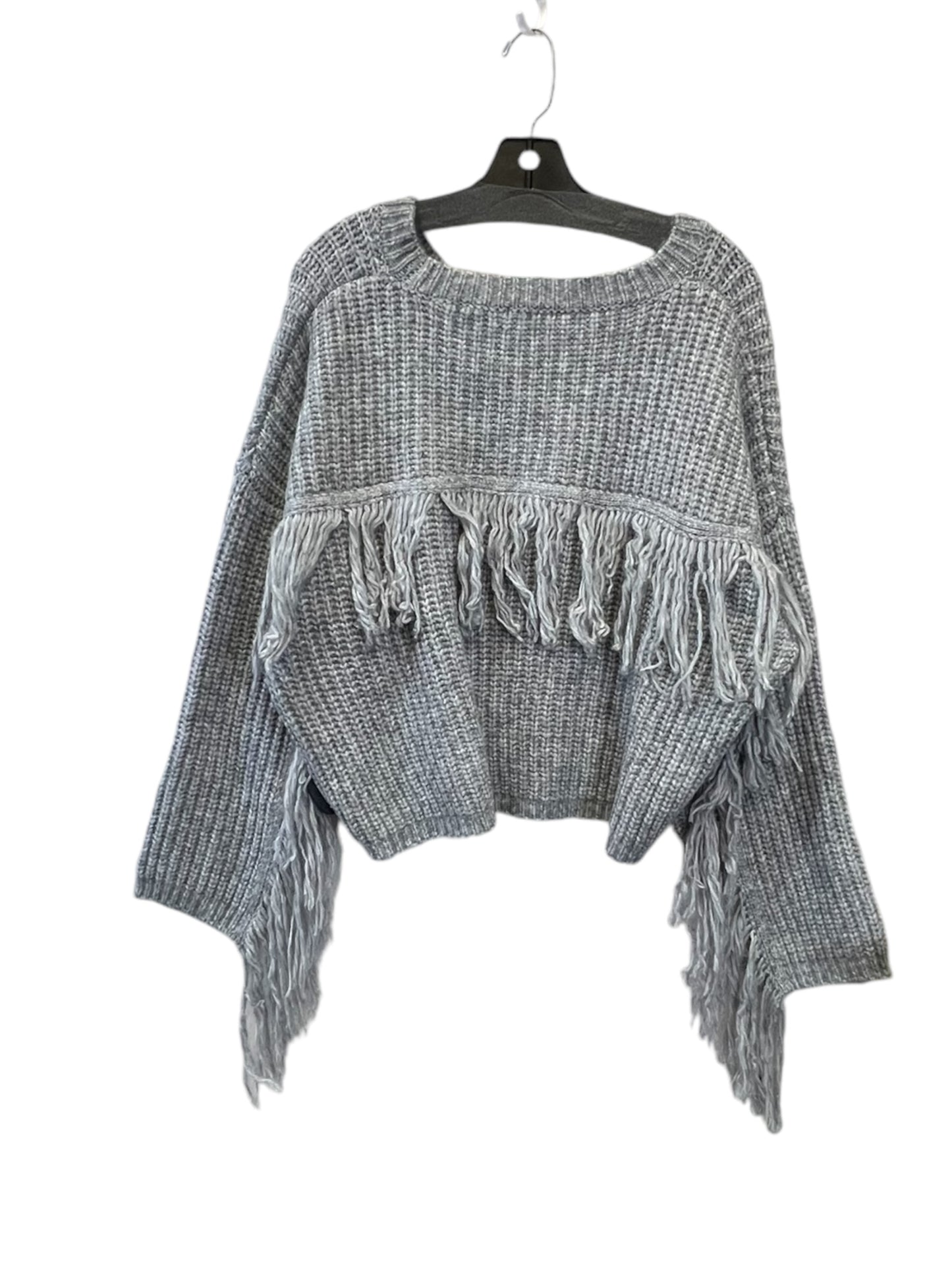 Sweater By Wild moss In Grey, Size: L