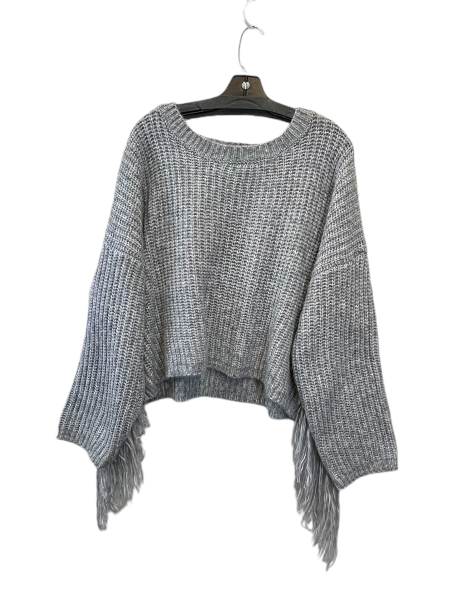 Sweater By Wild moss In Grey, Size: L