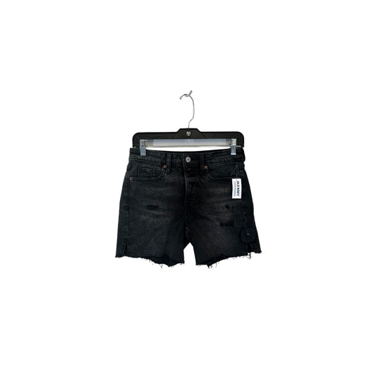 Black Denim Shorts Old Navy, Size 0