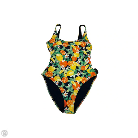 Swimsuit By Old Navy In Orange & Yellow, Size: L