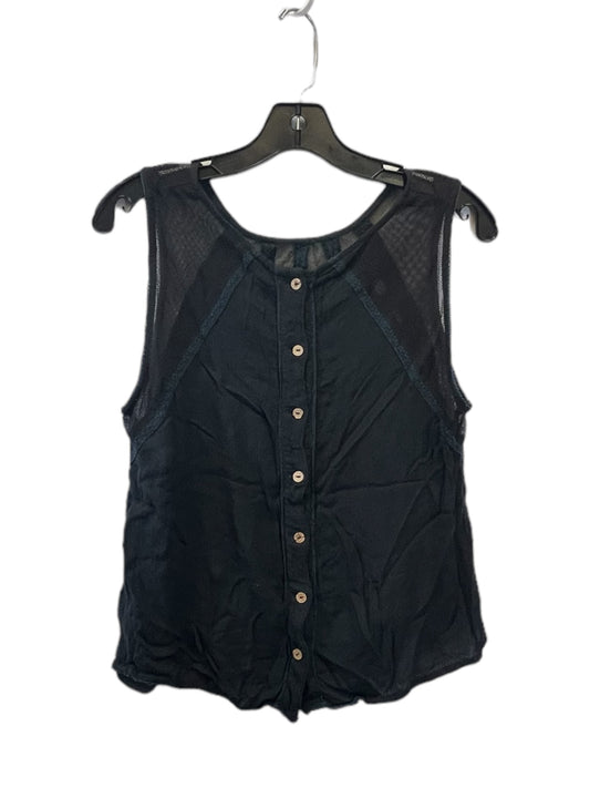 Top Sleeveless By Free People In Black & Blue, Size: S