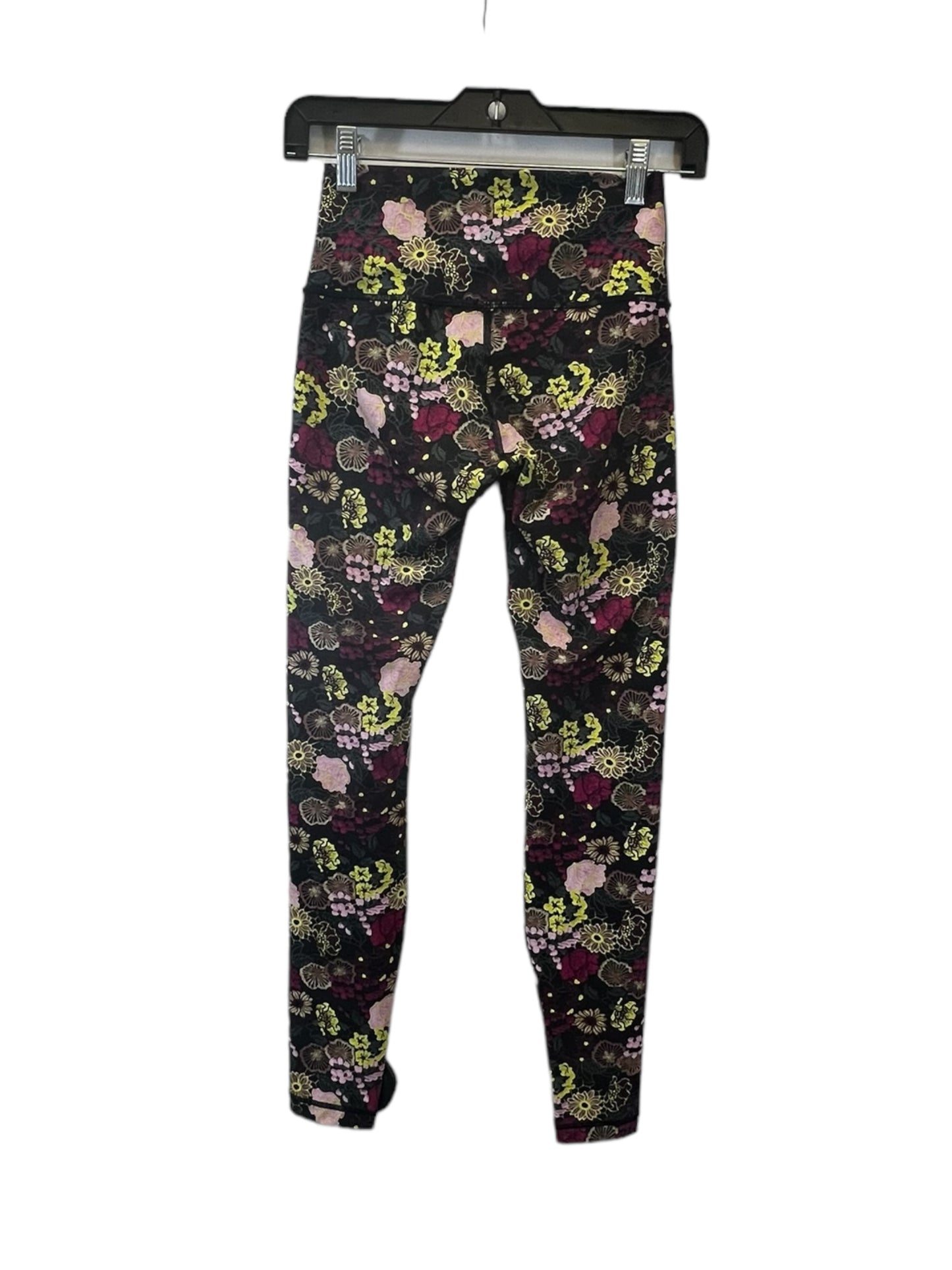 Floral Print Athletic Leggings Lululemon, Size 4