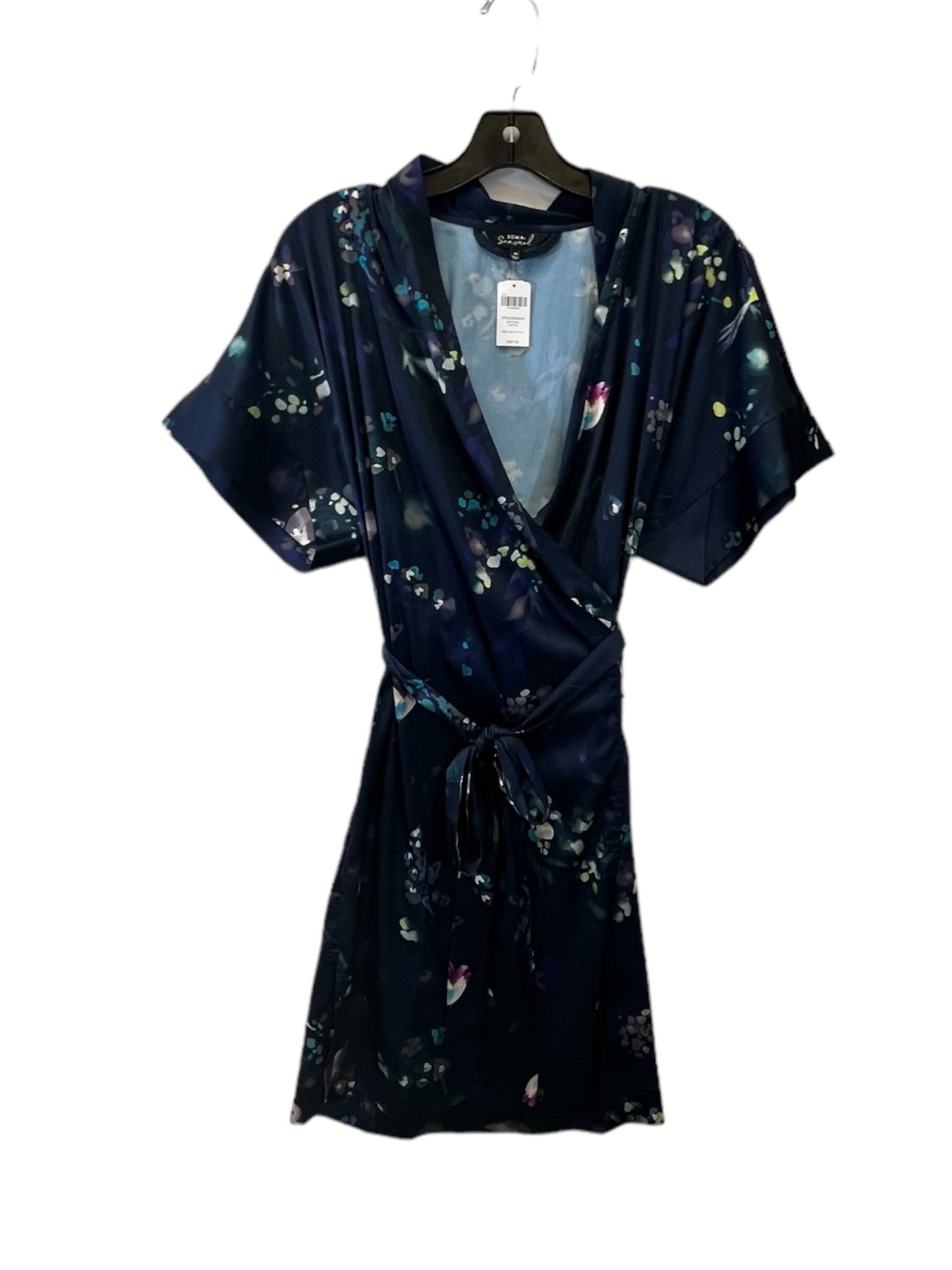 Navy Robe Soma, Size Xs