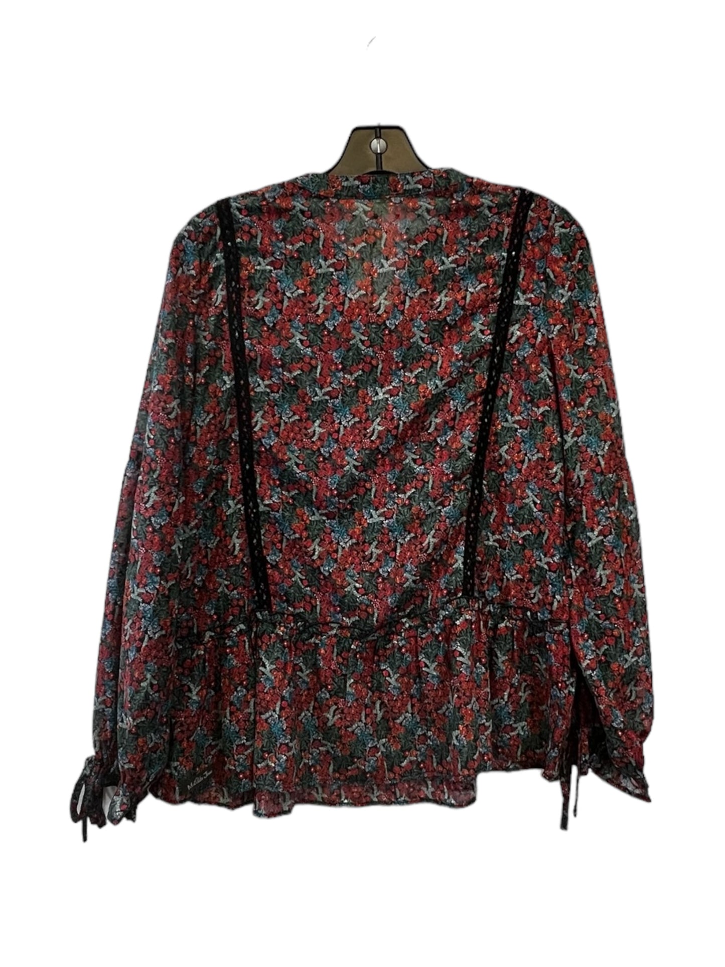 Floral Print Top Long Sleeve Matilda Jane, Size Xs