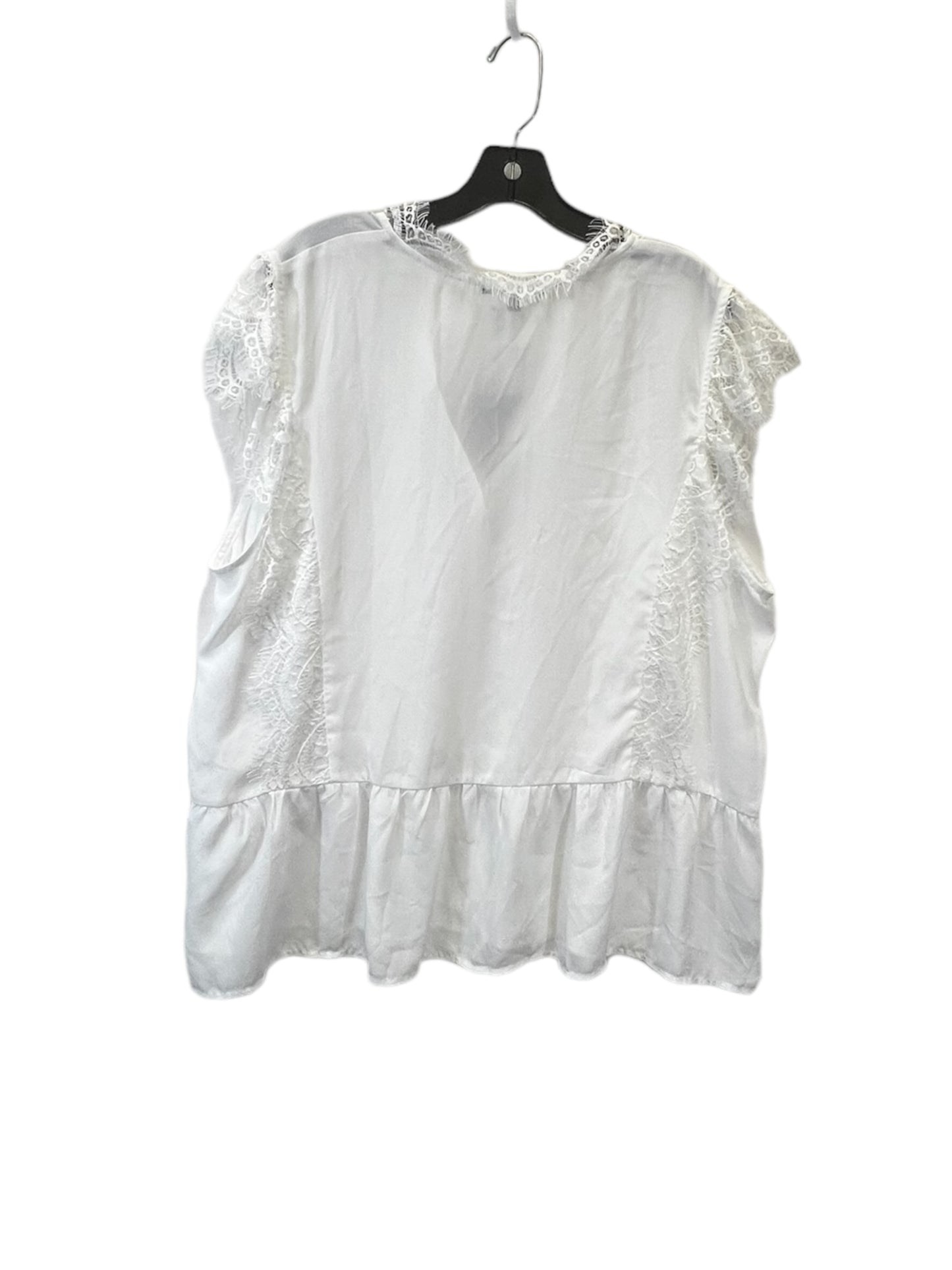 White Top Sleeveless Basic Gibson, Size 3x