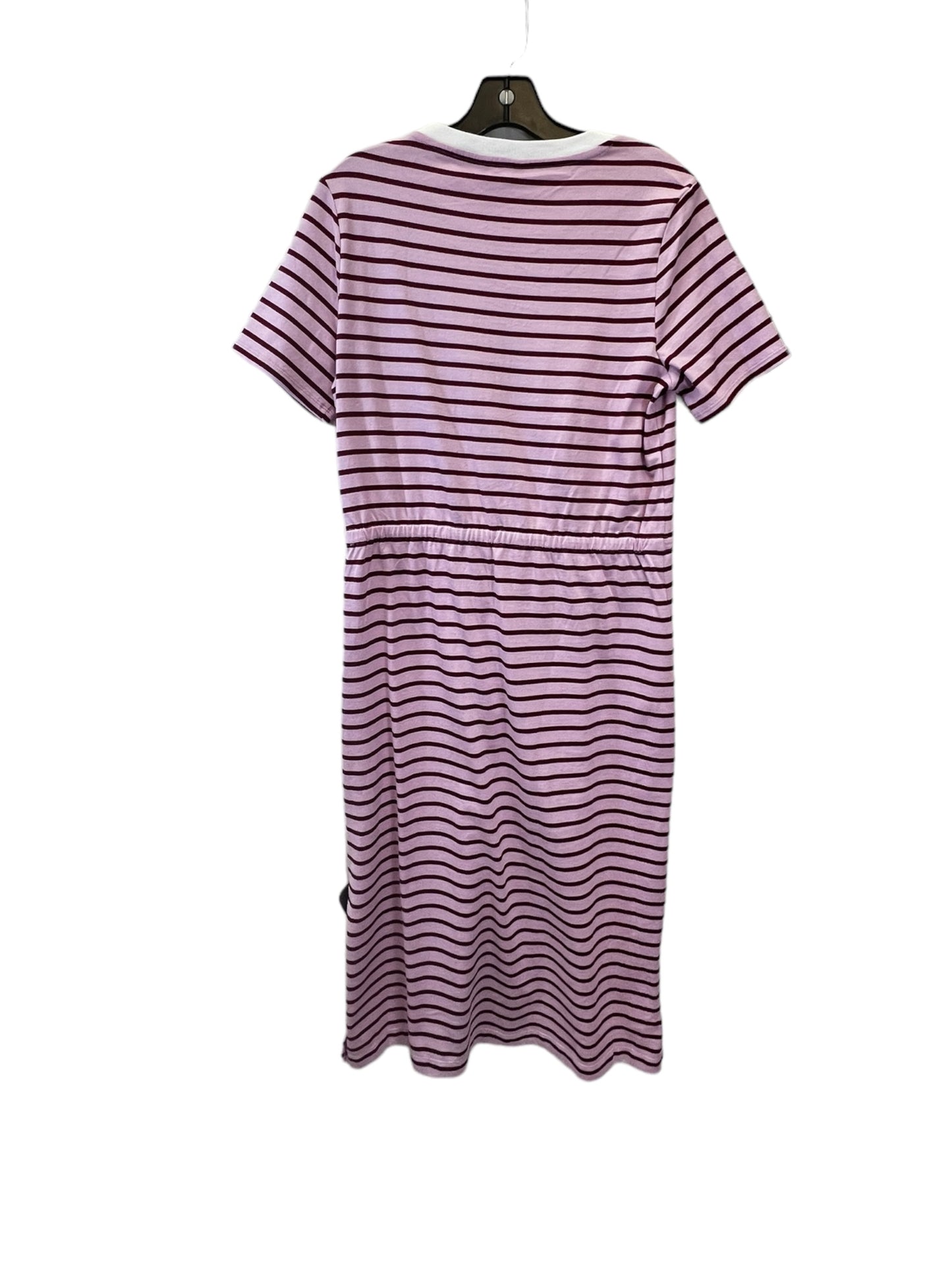 Striped Pattern Dress Designer Draper James, Size S