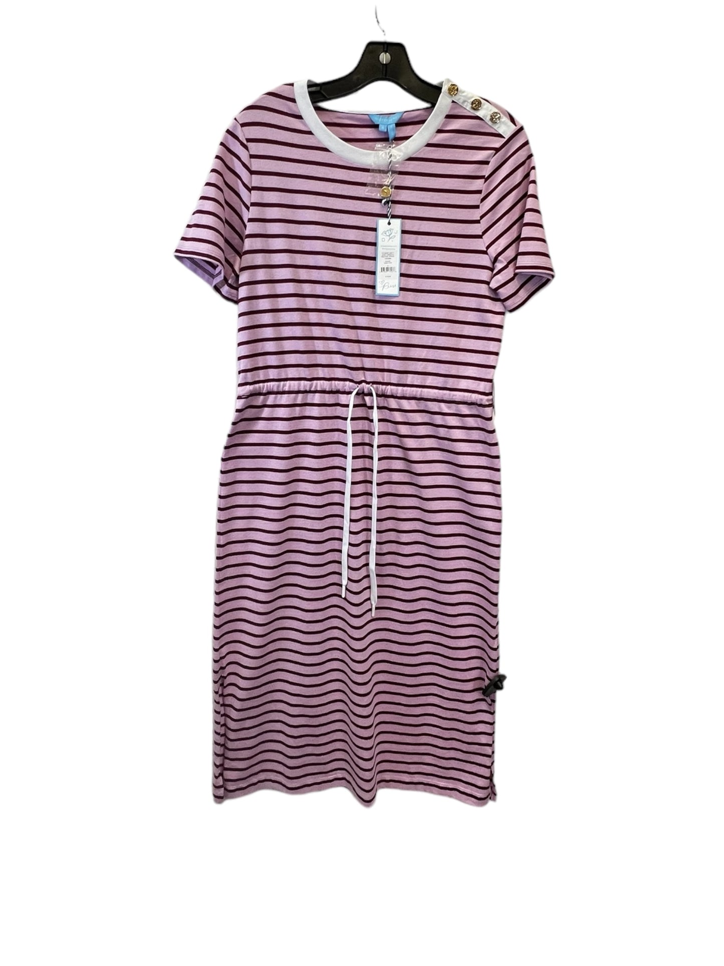 Striped Pattern Dress Designer Draper James, Size S