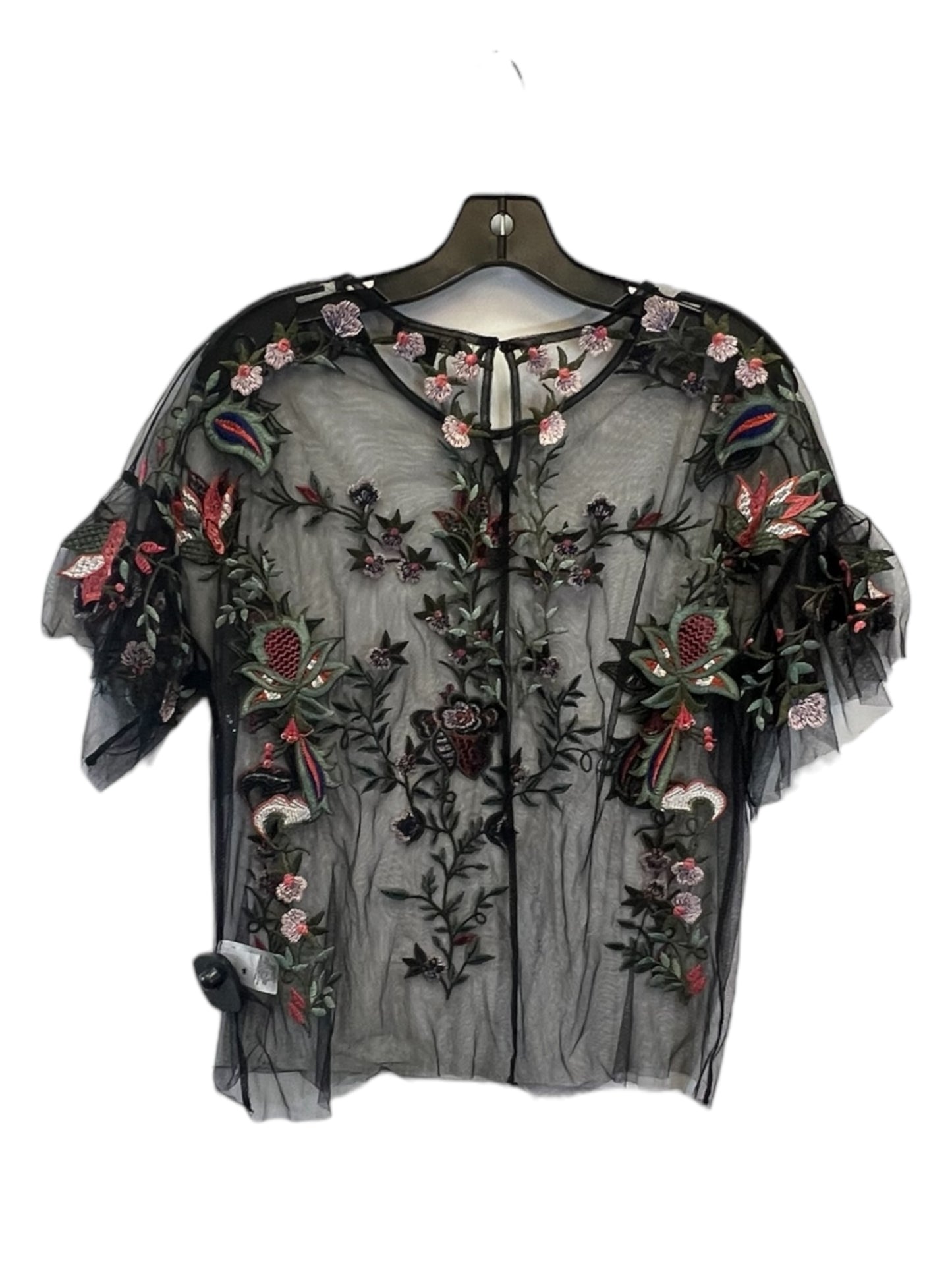 Top Short Sleeve By Dalia In Floral Print, Size: M