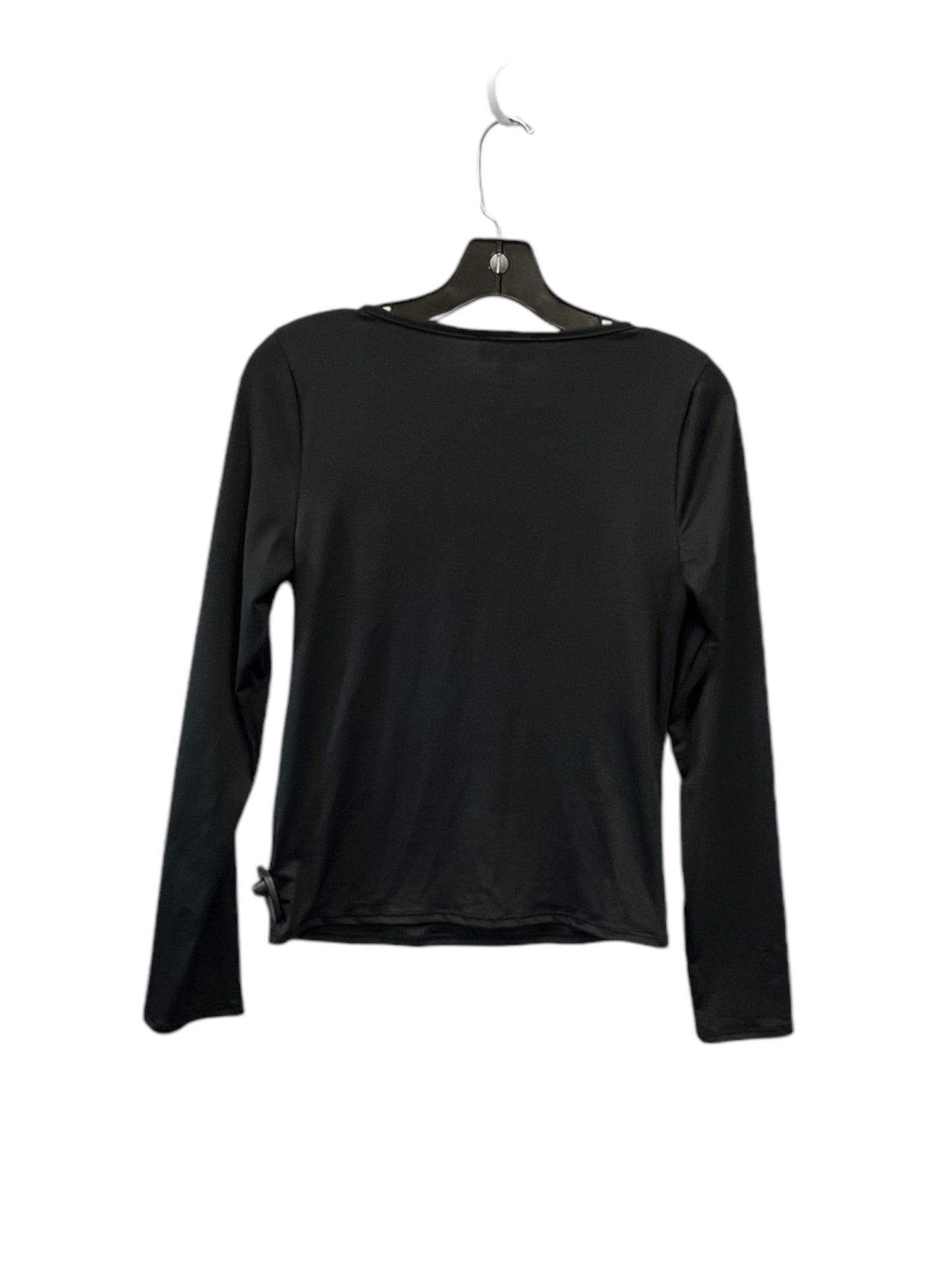 Top Long Sleeve Basic By Clothes Mentor In Black, Size: L