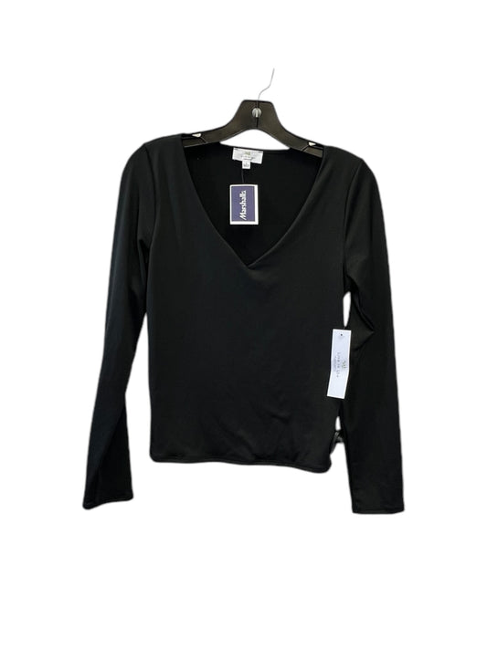 Top Long Sleeve Basic By Clothes Mentor In Black, Size: L