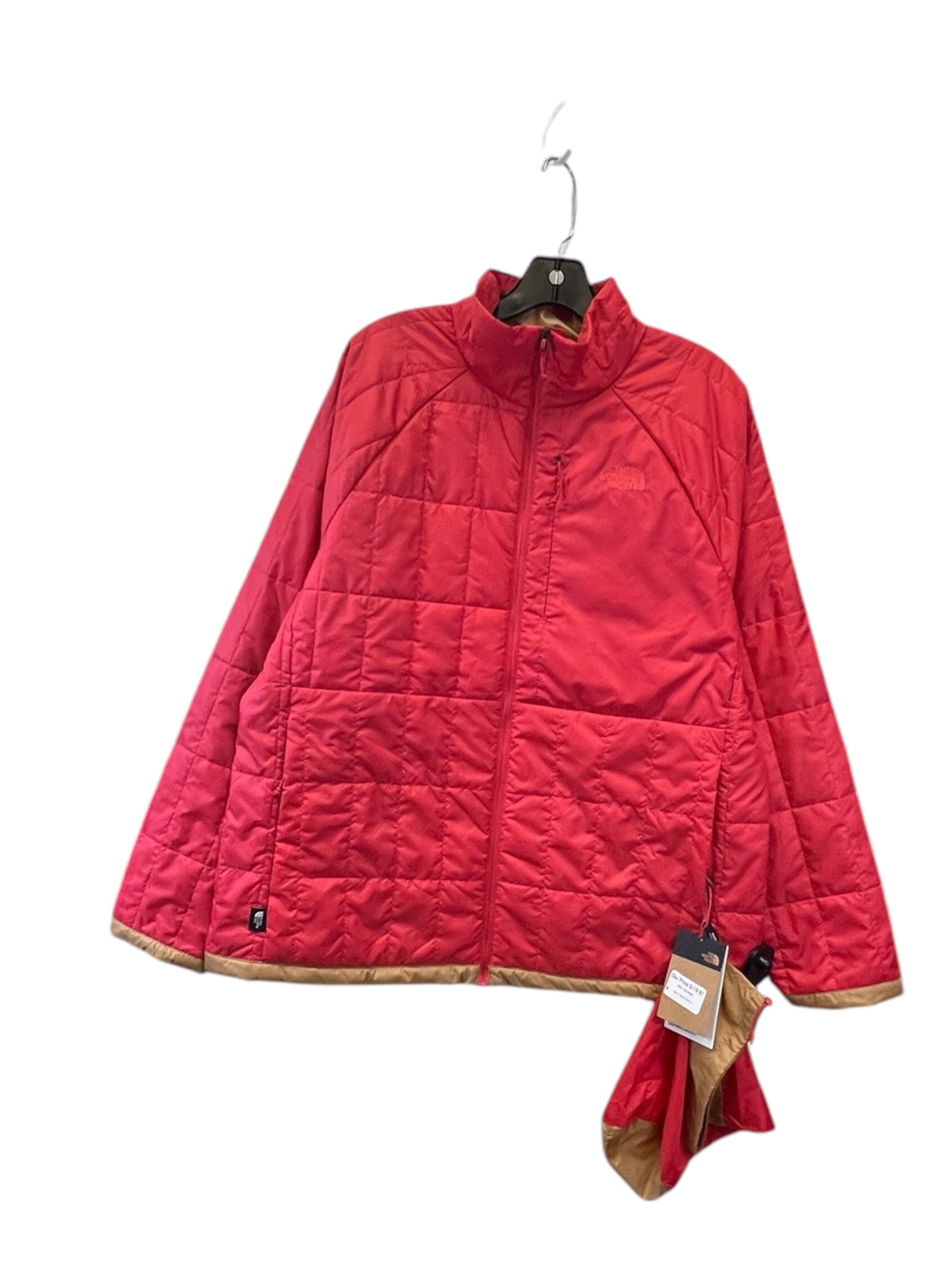 Jacket Other By The North Face In Red & Tan, Size: Xl