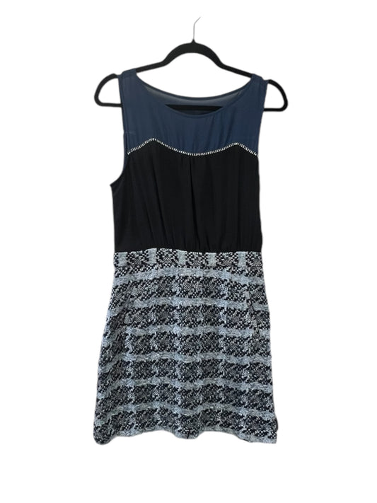 Dress Casual Midi By Moulinette Soeurs In Black & Blue, Size: M