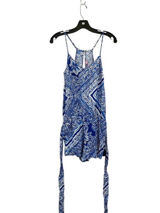 Romper By Lilly Pulitzer In Blue & White, Size: Xs