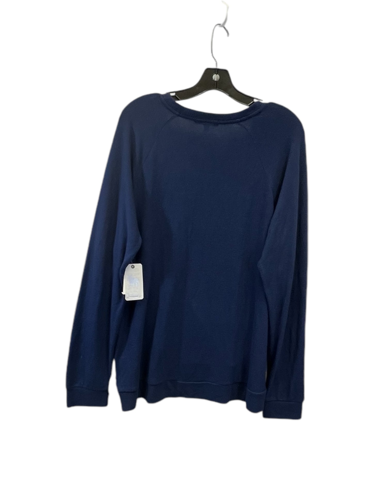 Top Long Sleeve By Clothes Mentor In Navy, Size: Xl