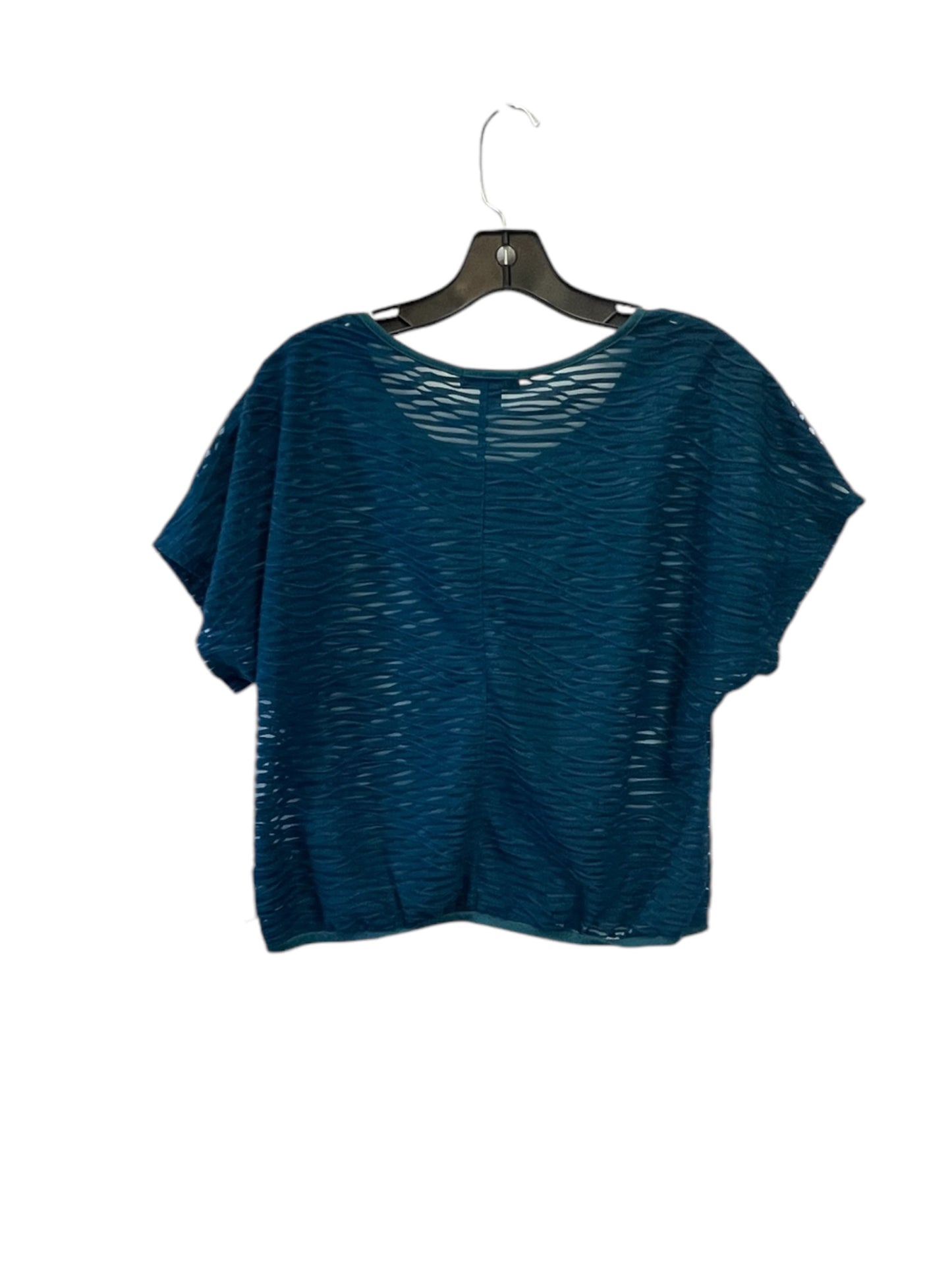 Top Short Sleeve By Jaipur In Teal, Size: M