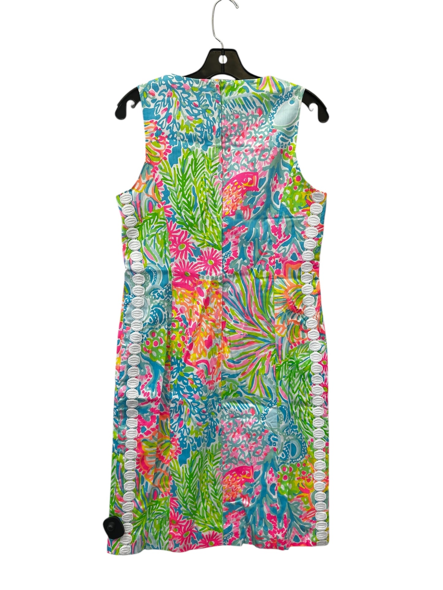 Dress Casual Midi By Lilly Pulitzer In Blue & Green, Size: M