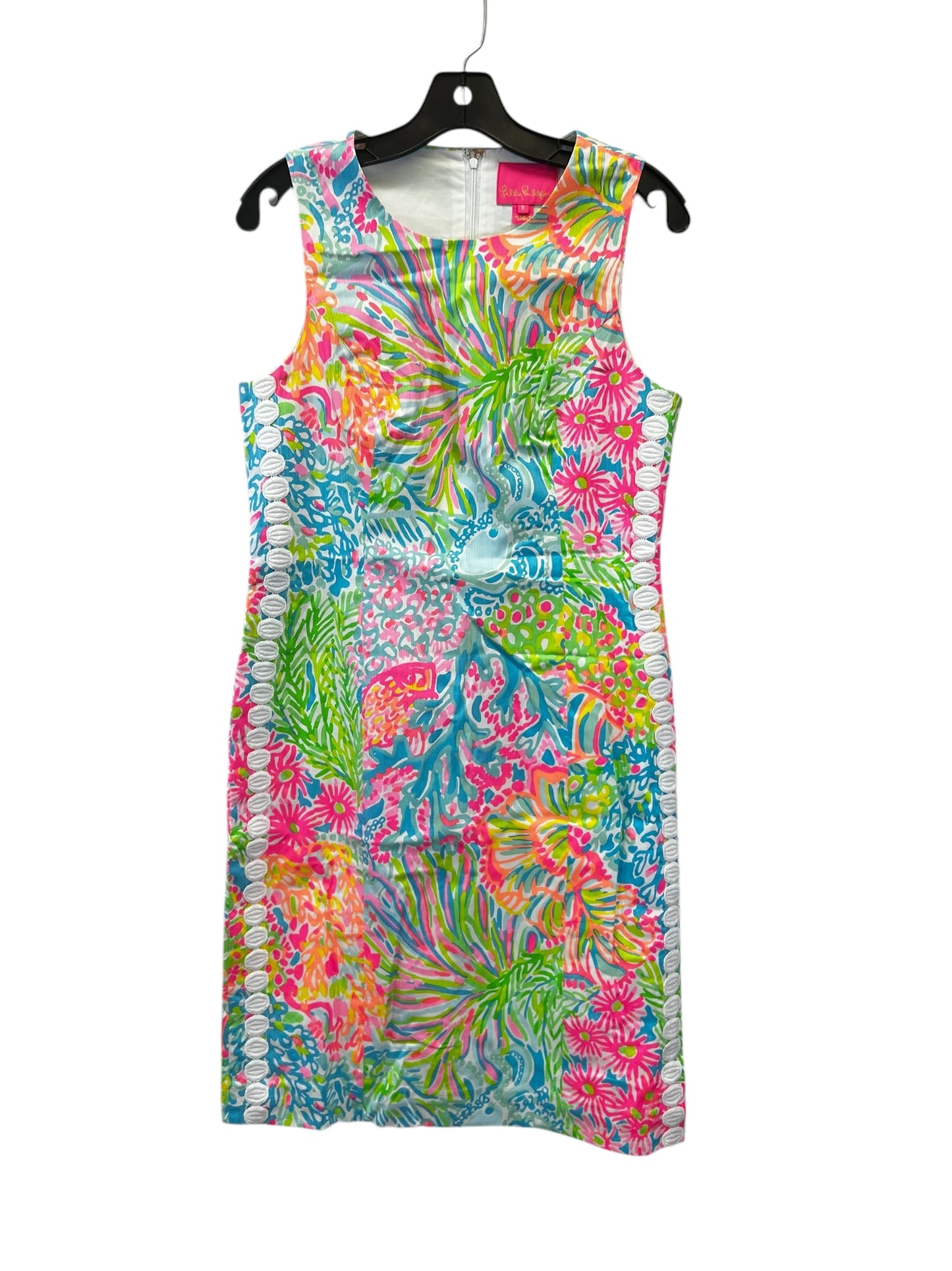 Dress Casual Midi By Lilly Pulitzer In Blue & Green, Size: M