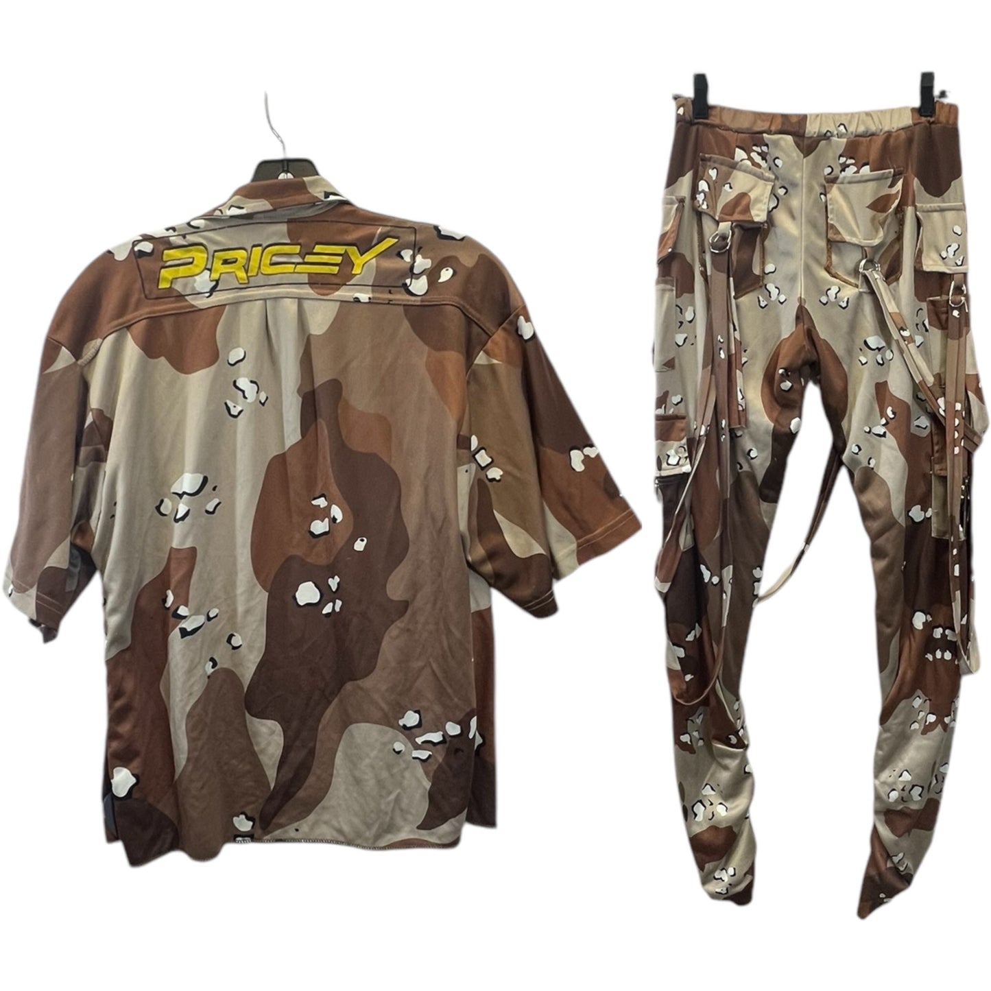 Pants Set 2pc By Front Page Design In Camouflage Print, Size: M
