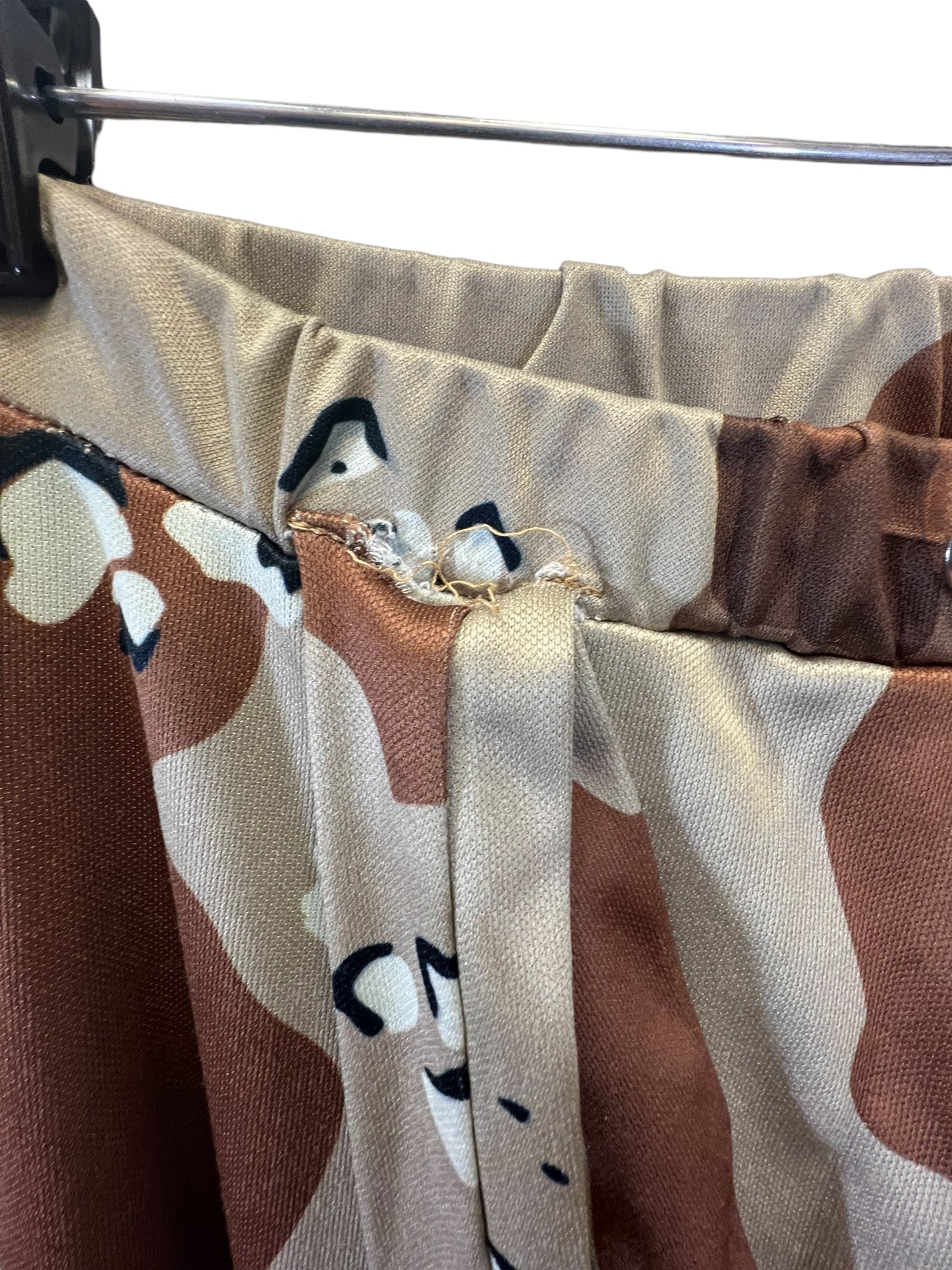 Pants Set 2pc By Front Page Design In Camouflage Print, Size: M
