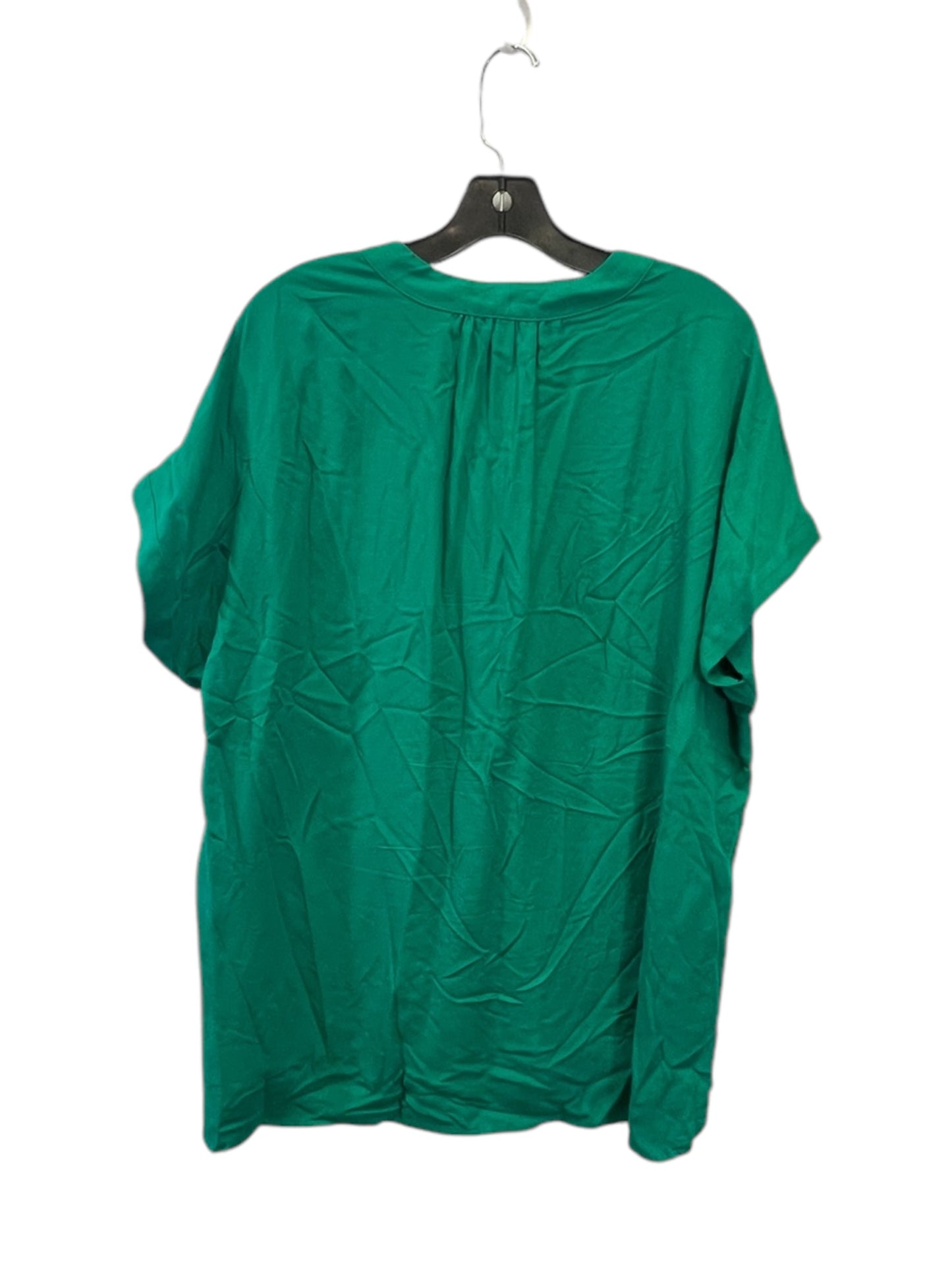 Top Short Sleeve By For The Republic In Green, Size: Xs