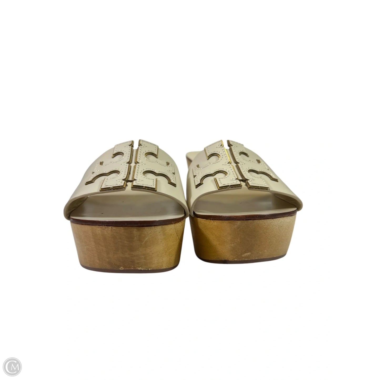 Sandals Designer By Tory Burch In Beige, Size: 9.5