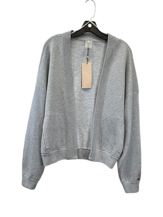 Sweater Cardigan By Calia In Grey, Size: L