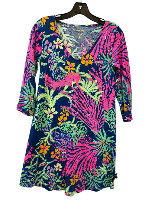 Dress Casual Midi By Lilly Pulitzer In Multi-colored, Size: Xxs