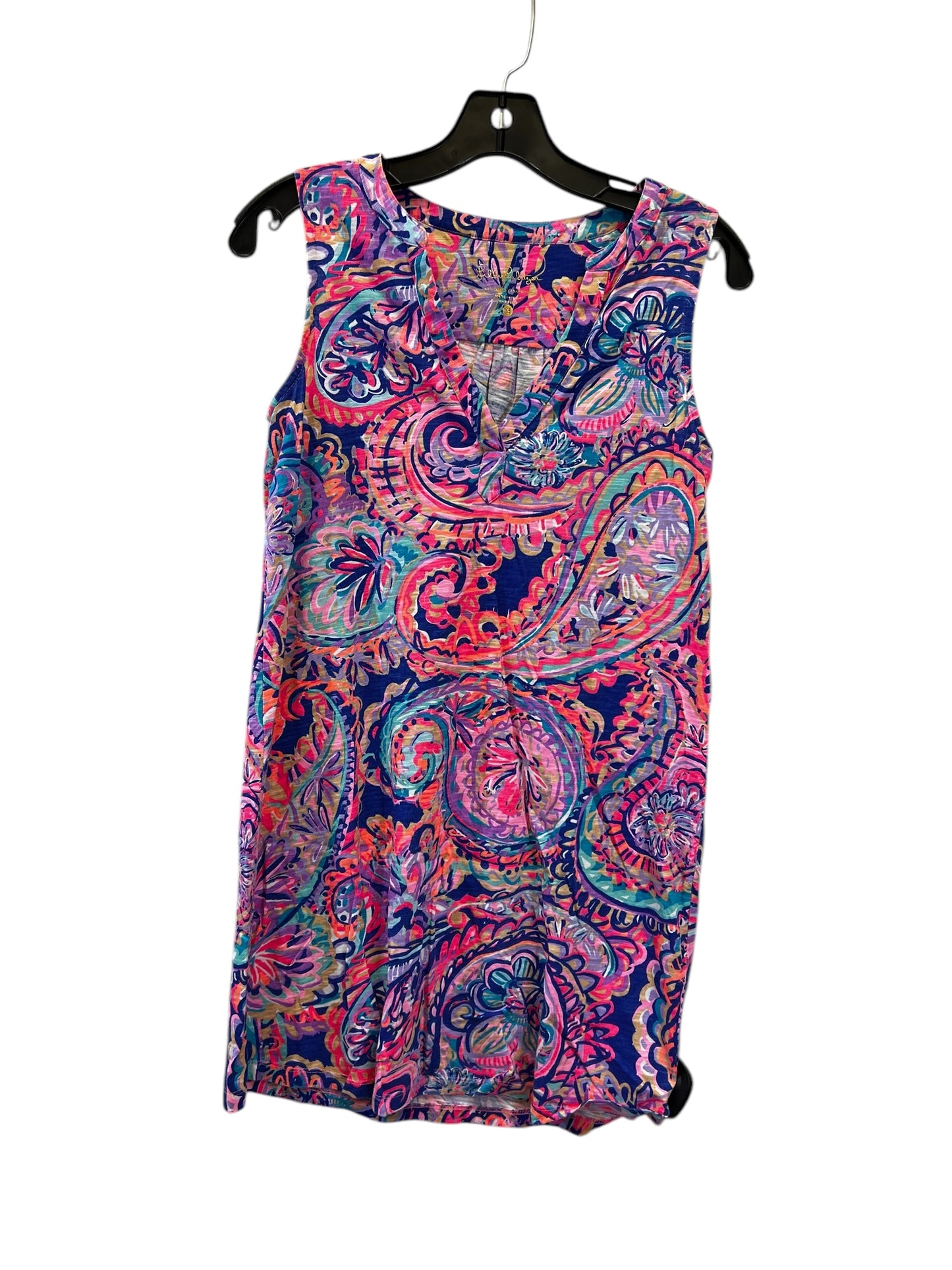 Dress Casual Midi By Lilly Pulitzer In Orange & Pink, Size: Xs