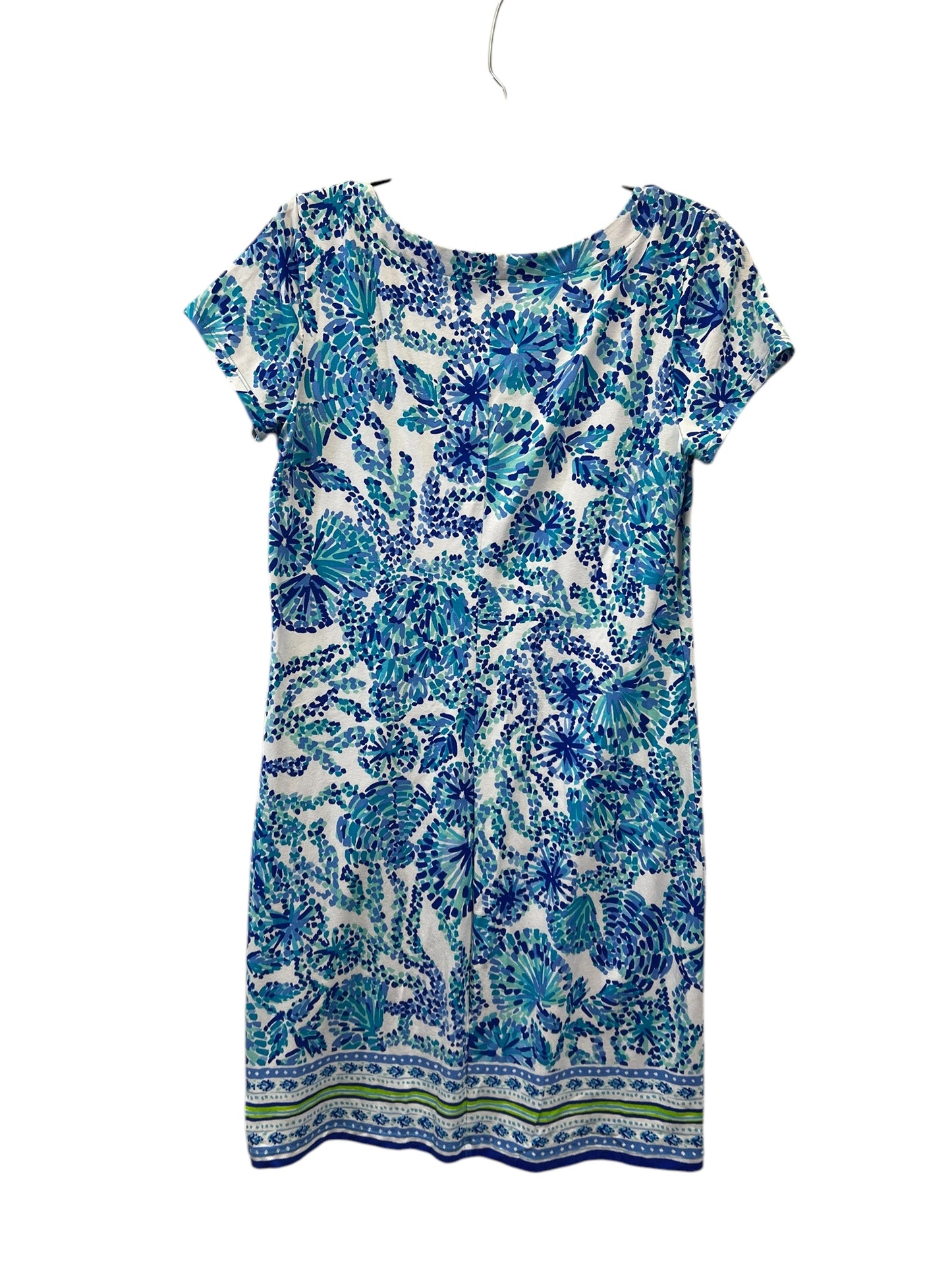 Dress Casual Midi By Lilly Pulitzer In Blue & White, Size: S