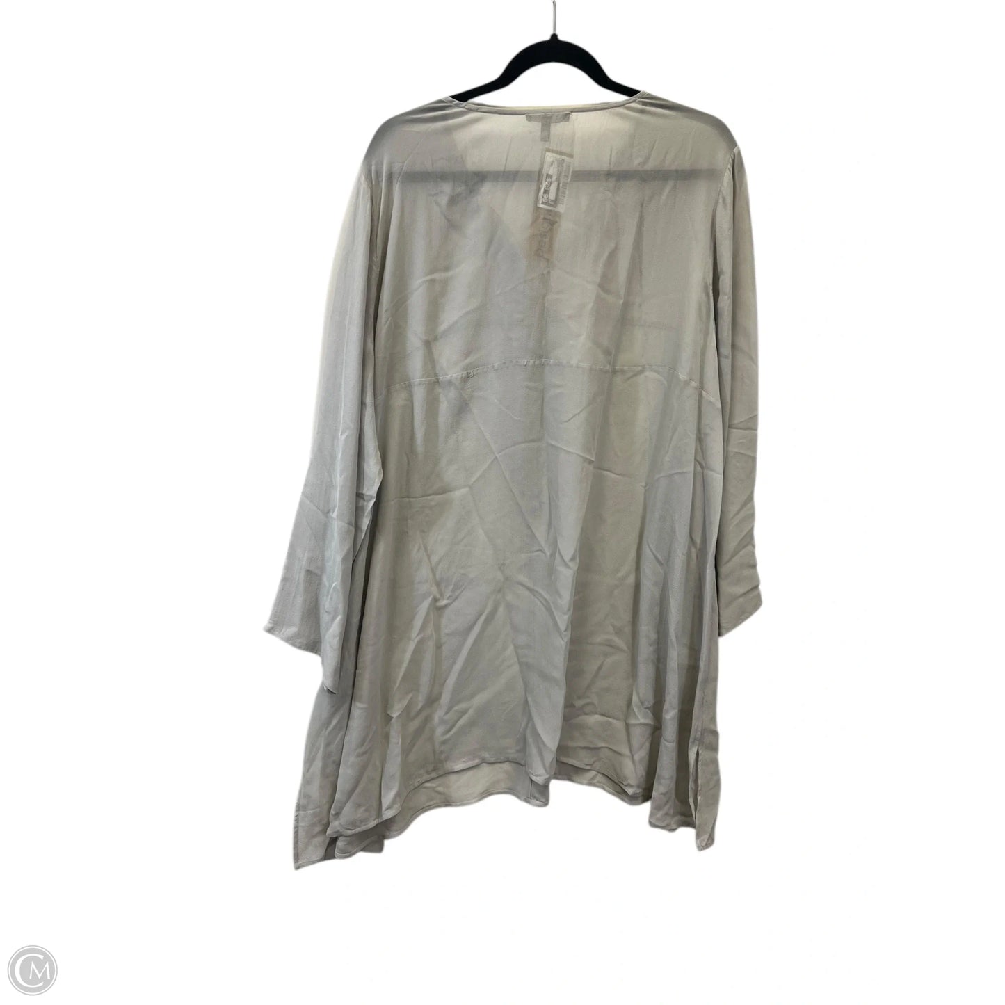 Tunic Designer By Eileen Fisher In Grey, Size: Xl