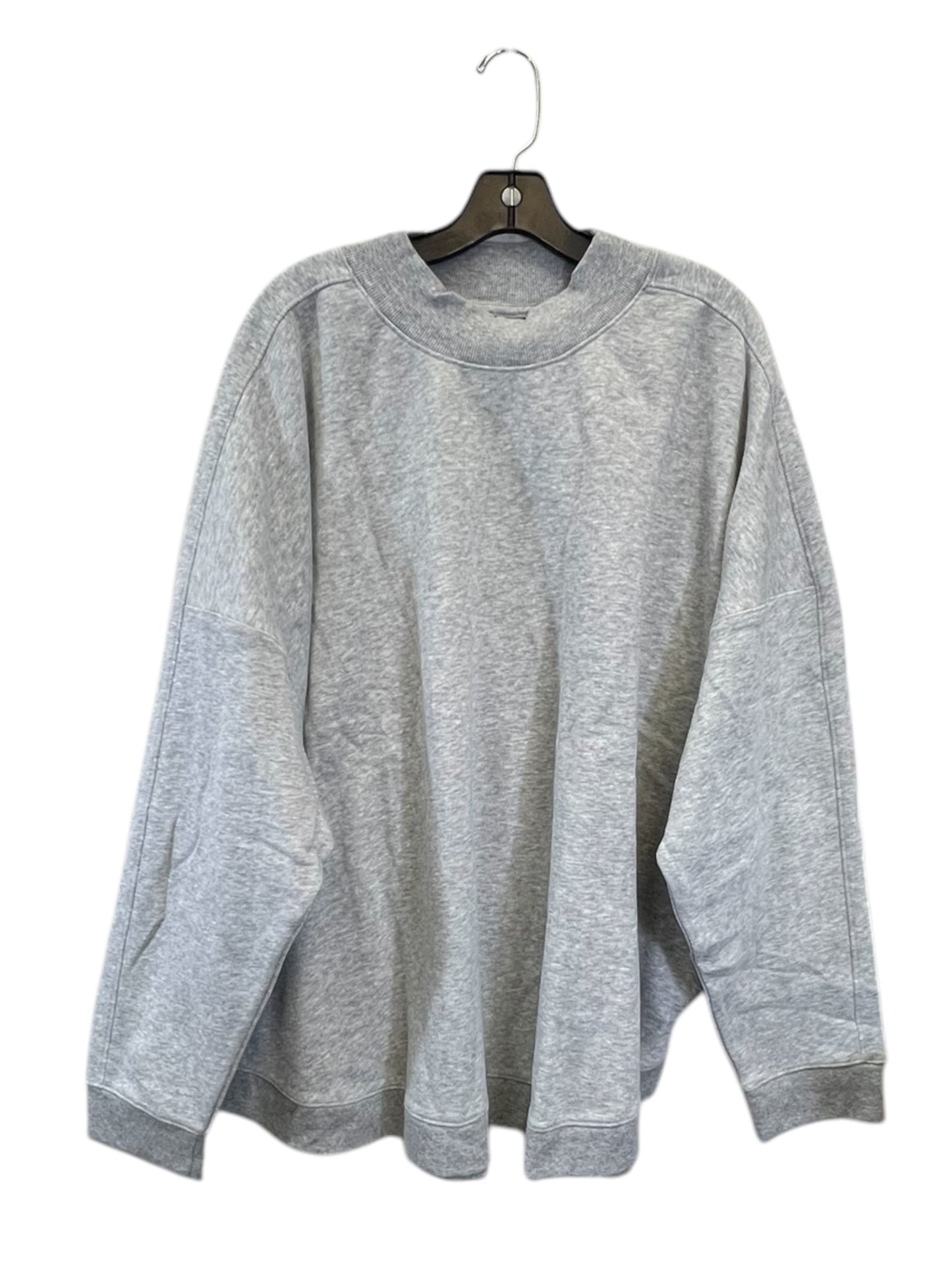 Sweatshirt Crewneck By Tek Gear In Grey, Size: 4x