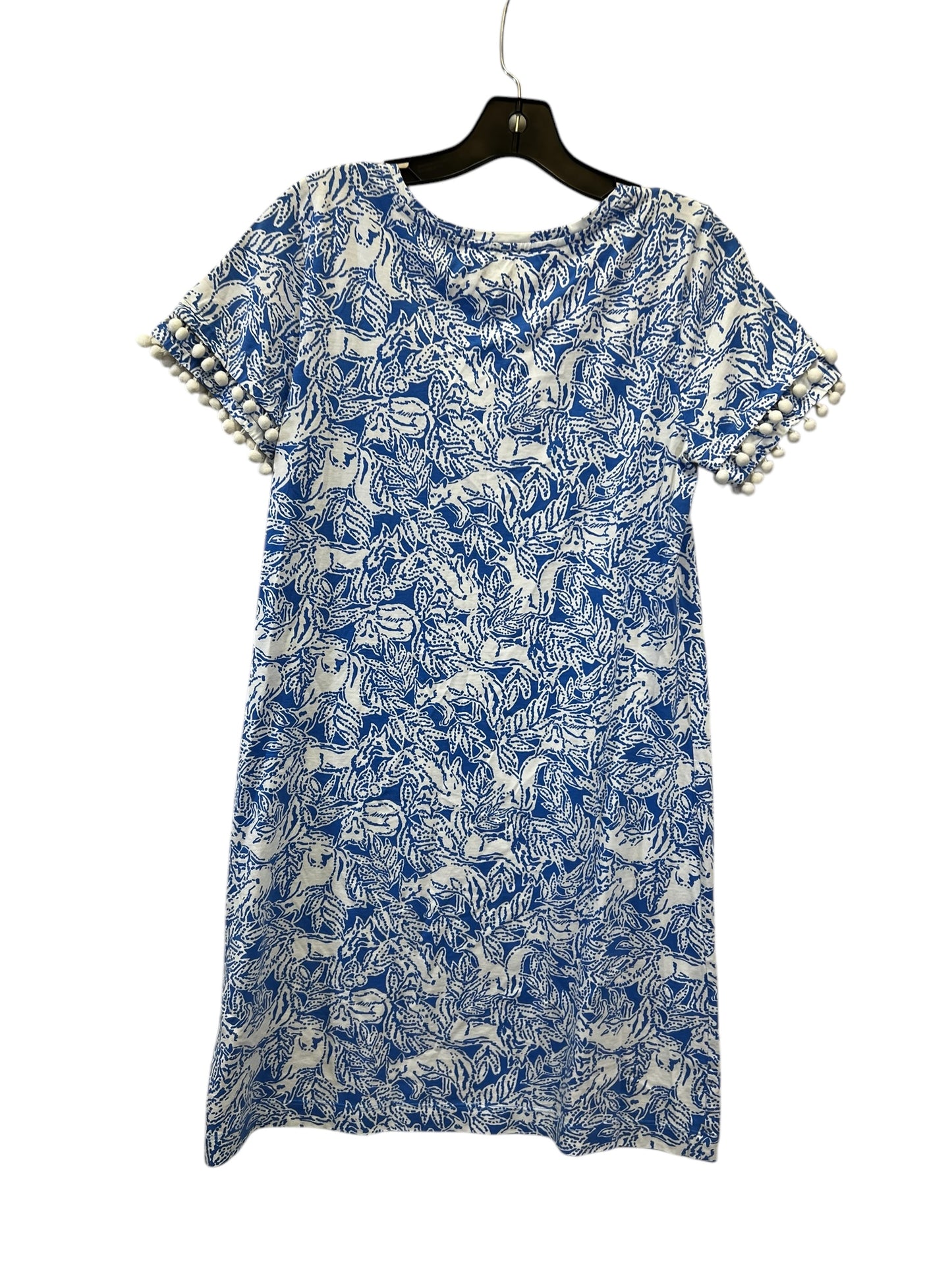 Dress Casual Midi By Lilly Pulitzer In Blue & White, Size: S