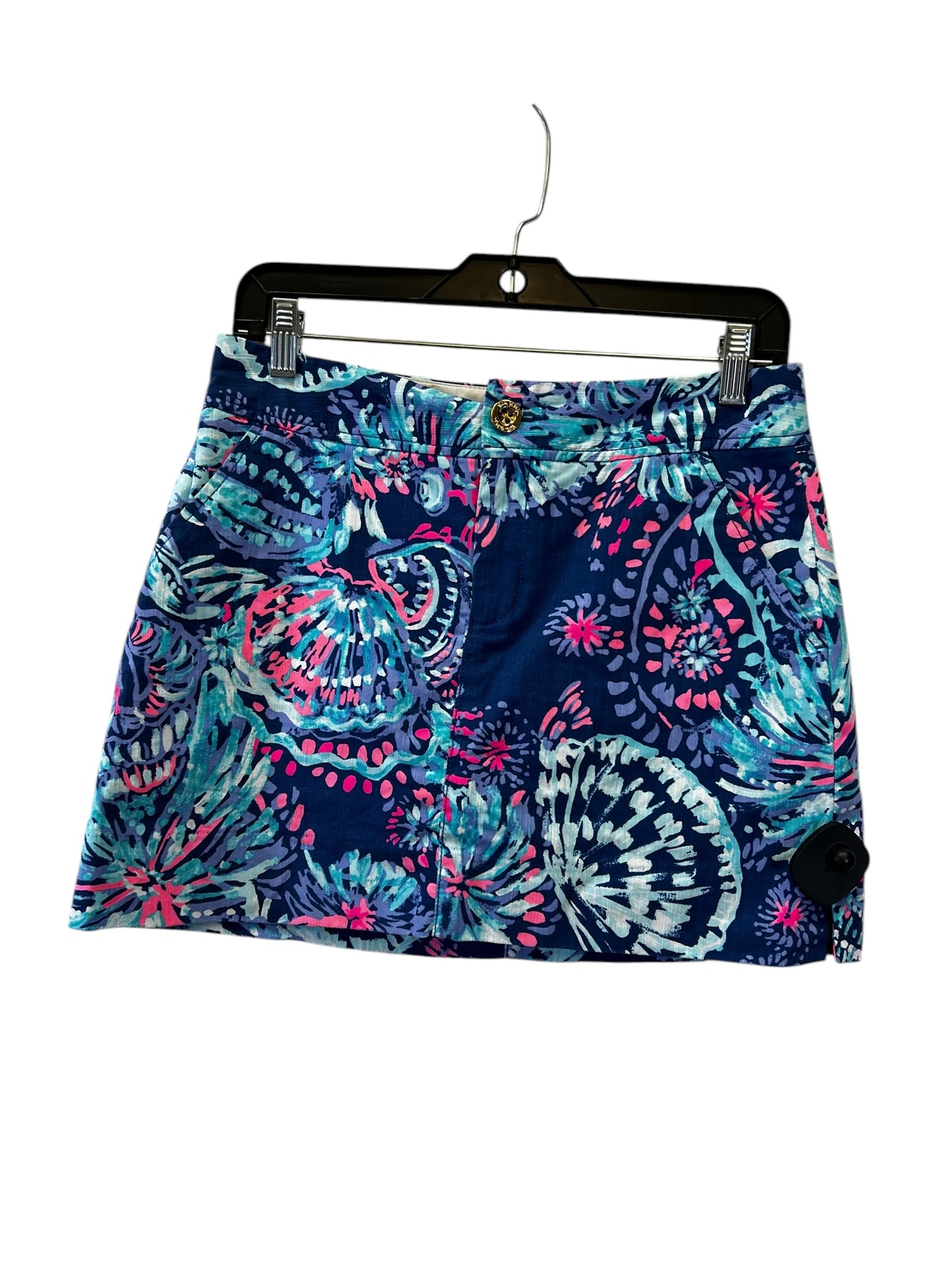 Skort By Lilly Pulitzer In Blue & Pink, Size: 2