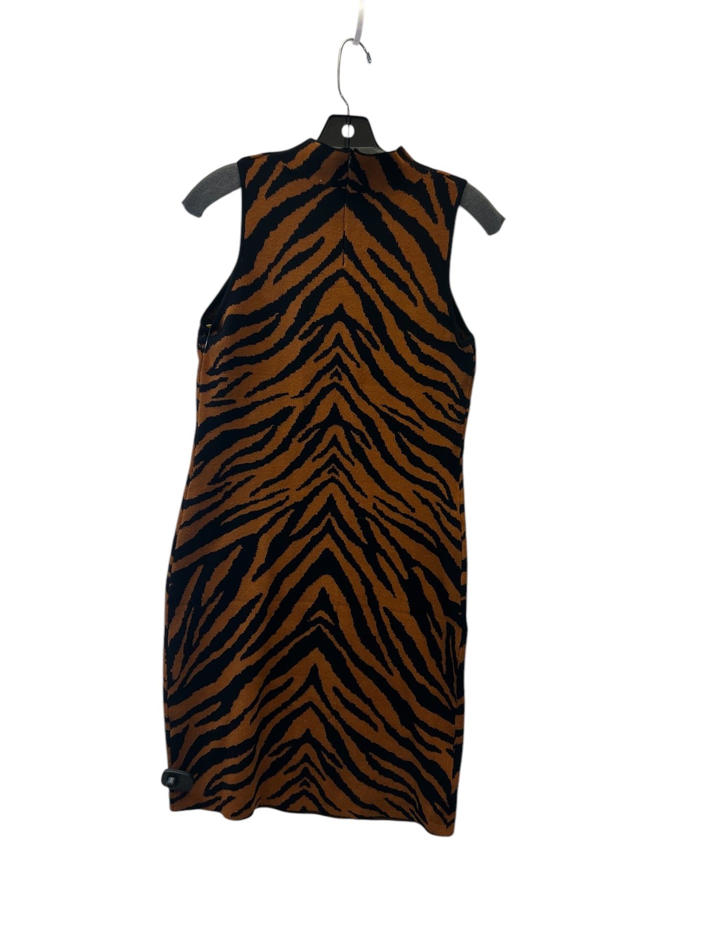 Dress Casual Midi By T Tahari In Animal Print, Size: L