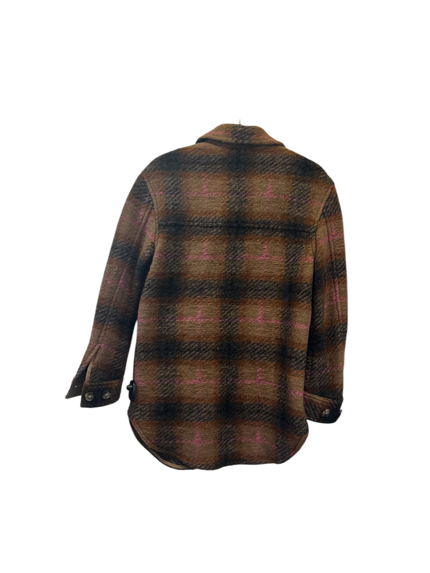 Jacket Shirt By Wilfred In Plaid Pattern, Size: Xxs