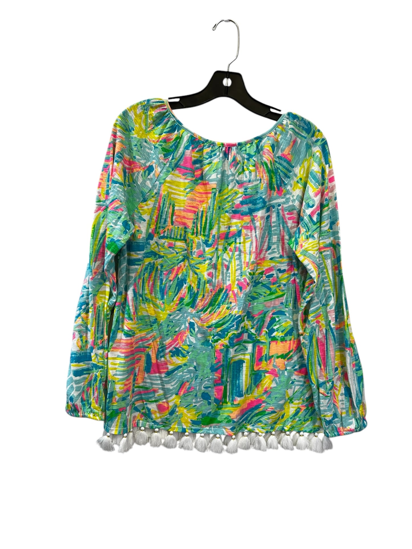 Top Long Sleeve By Lilly Pulitzer In Multi-colored, Size: M