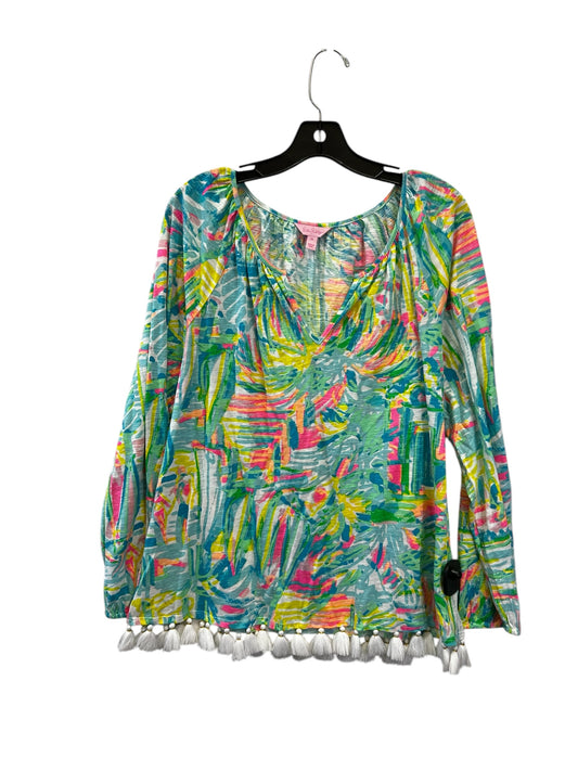 Top Long Sleeve By Lilly Pulitzer In Multi-colored, Size: M