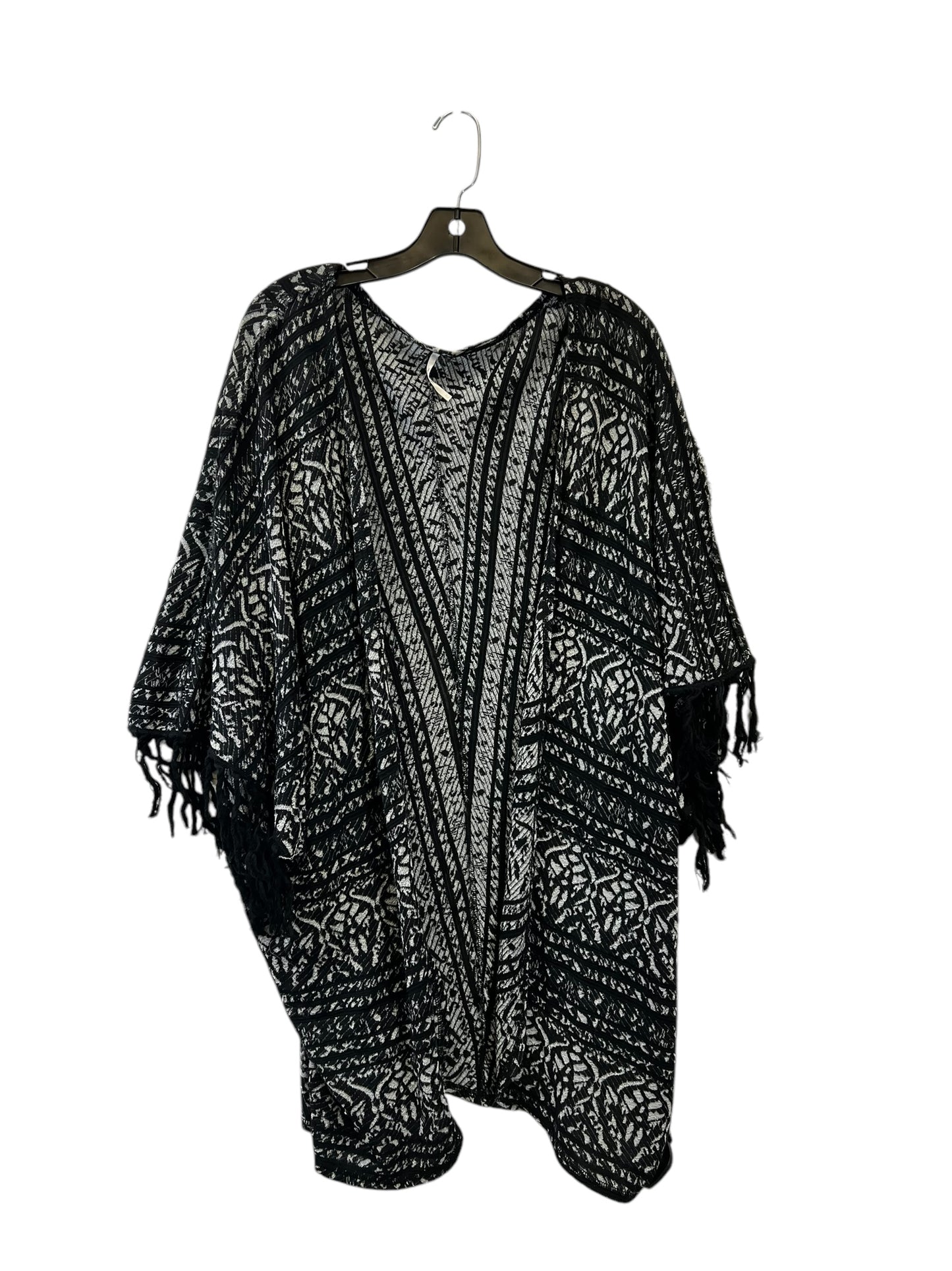 Cardigan By Free People In Black & Grey, Size: M