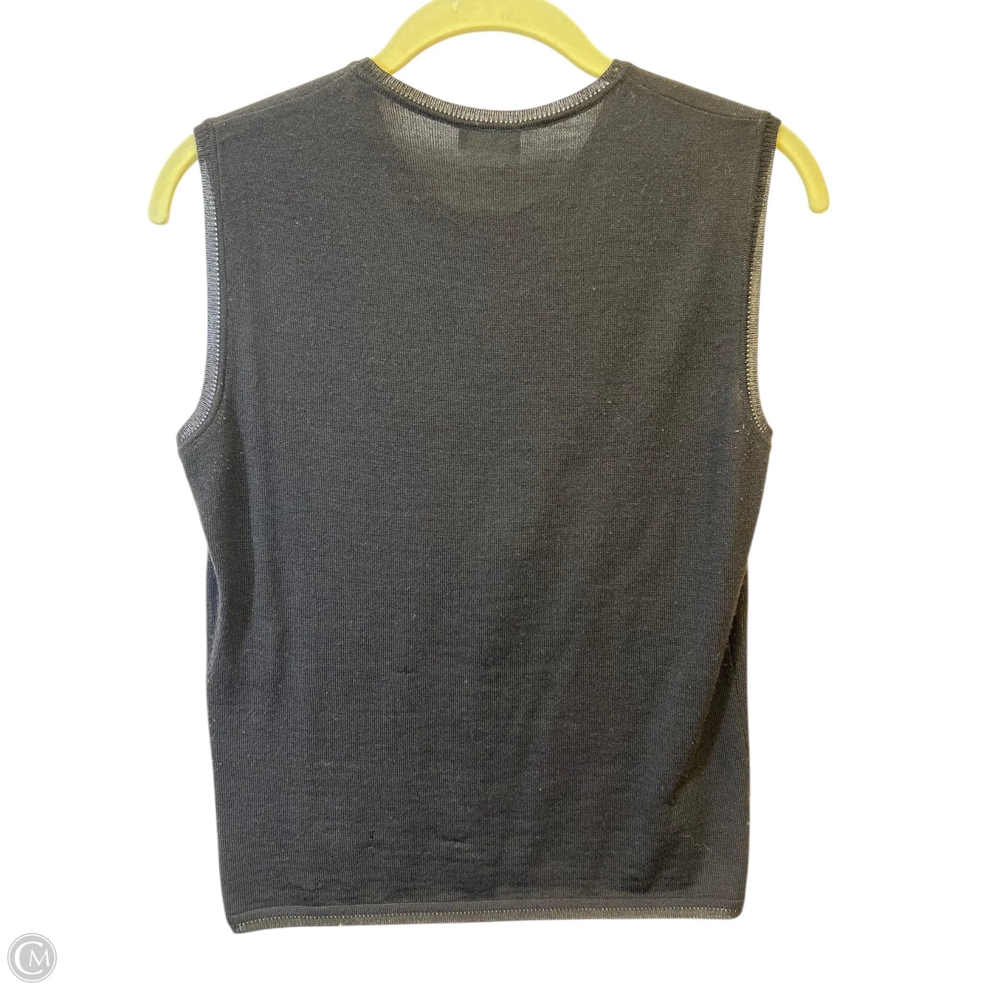 Top Sleeveless Luxury Designer By Chanel In Brown, Size: M