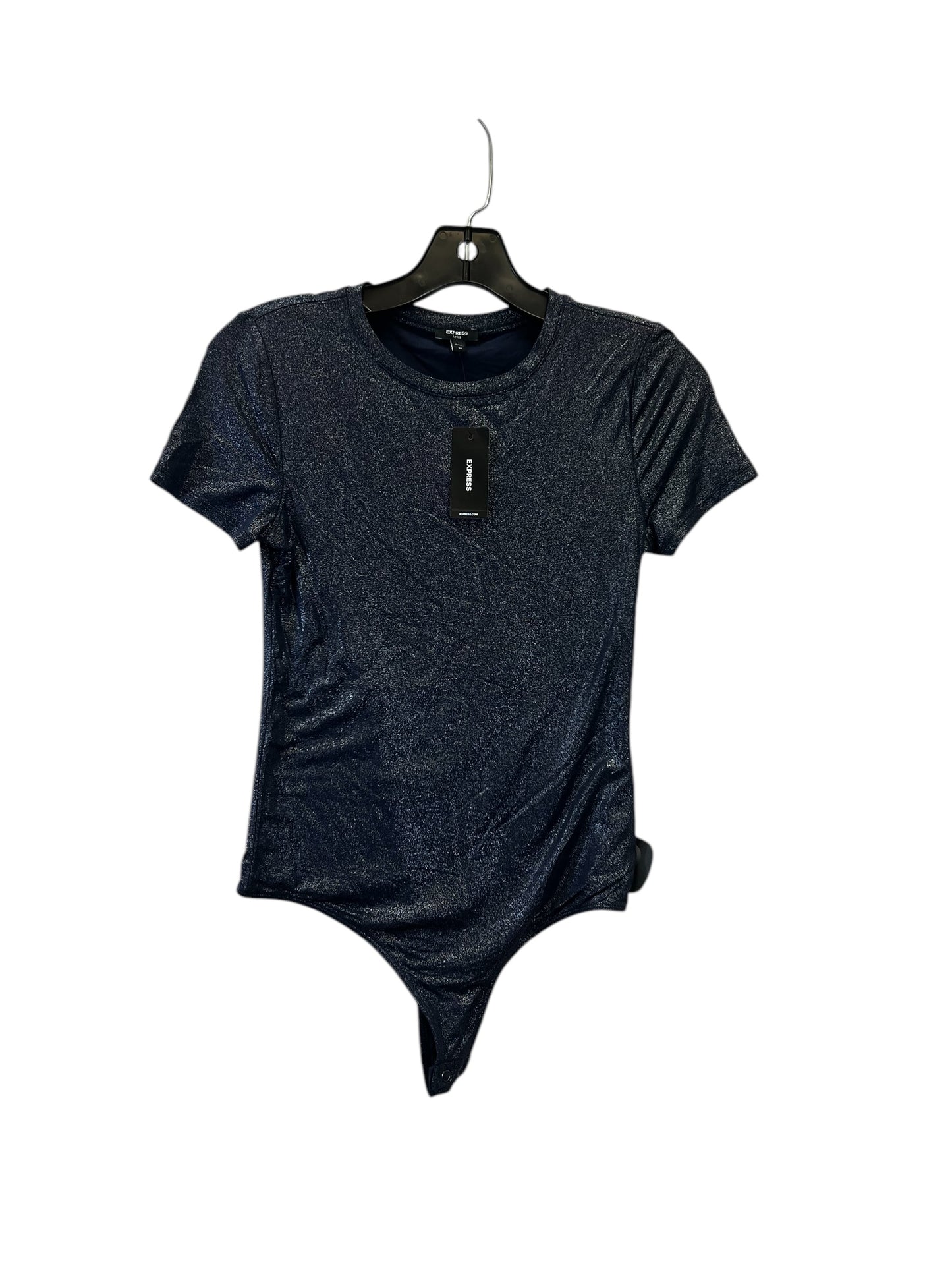 Bodysuit By Express In Navy, Size: Xs